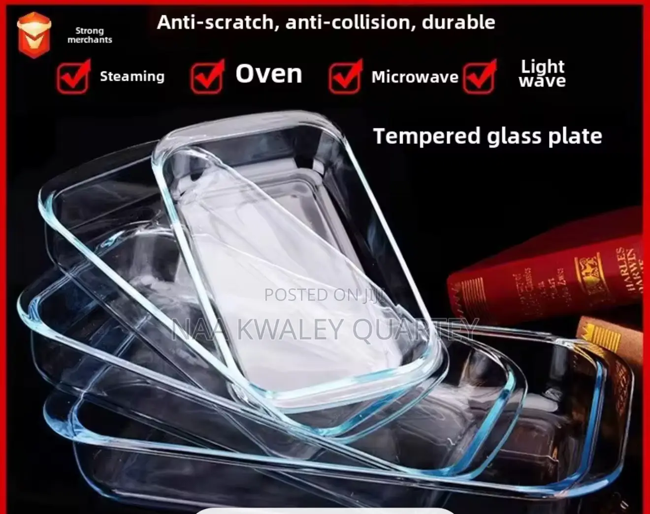 3pcs Borosilicate Glass Bowls