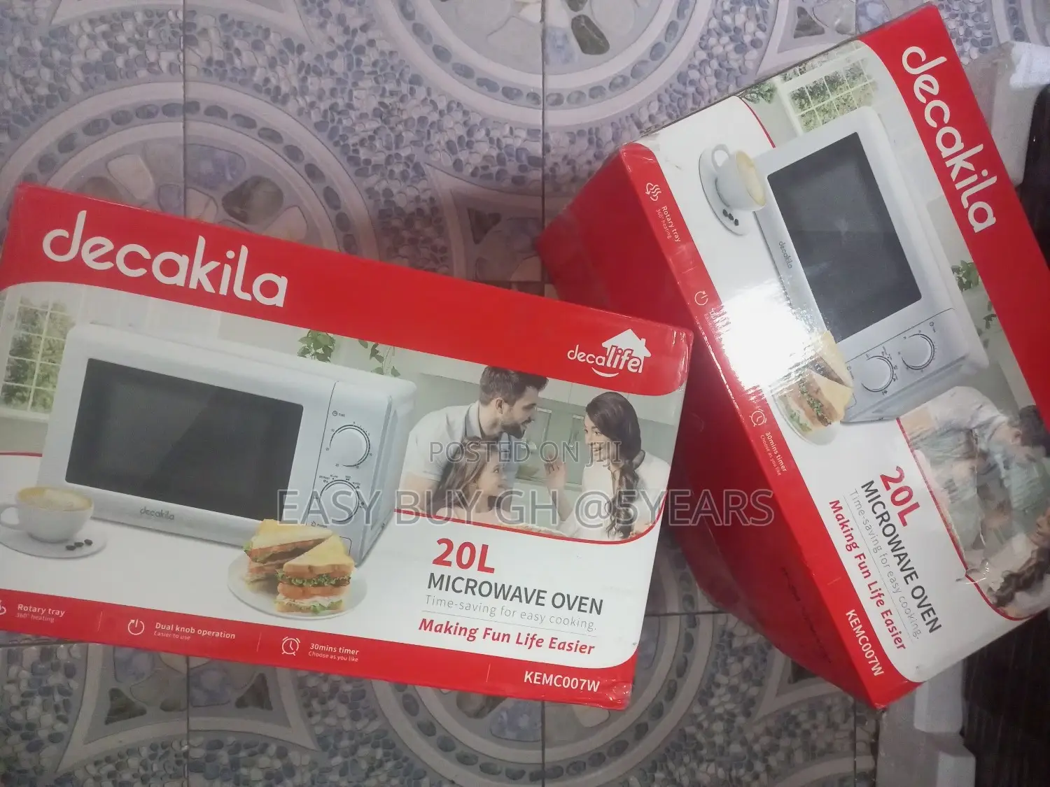 Simple and Cute Kemc007w Decakila Microwave Oven Machine