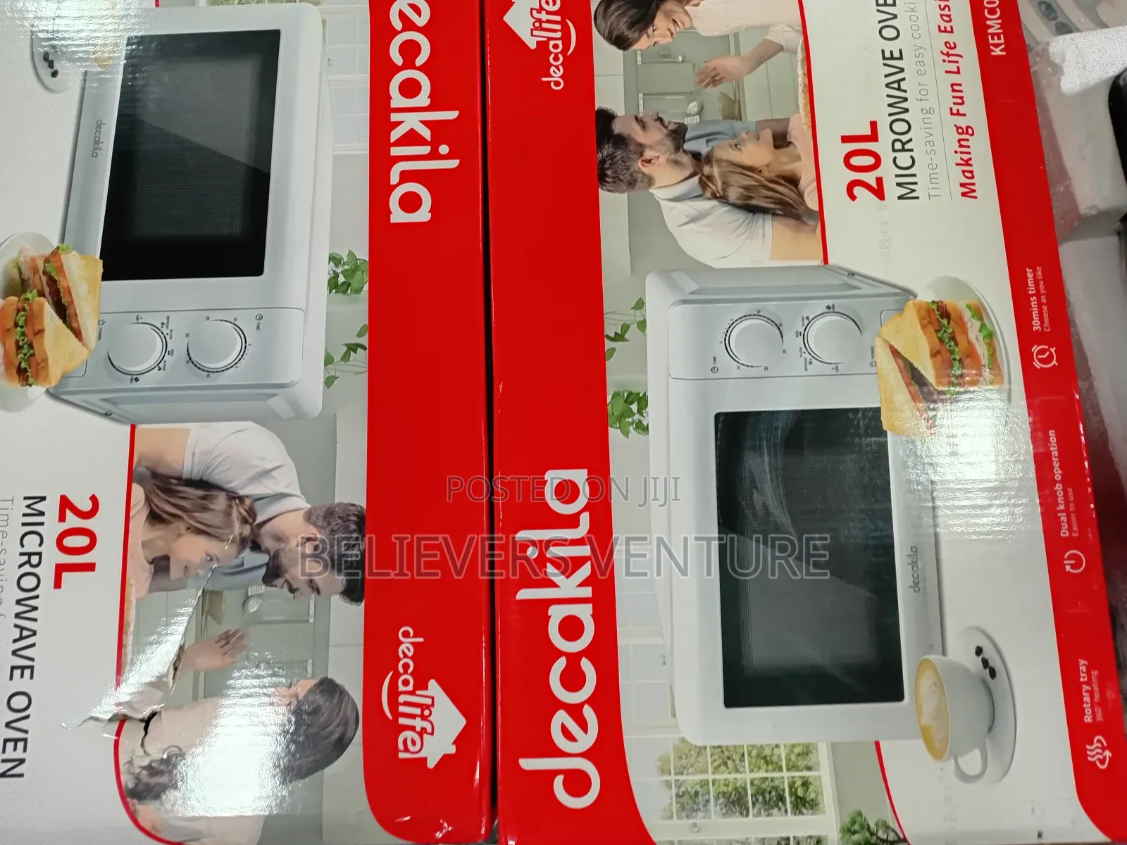 Long Lasting Microwave Oven 20l Food Warmer Decakila