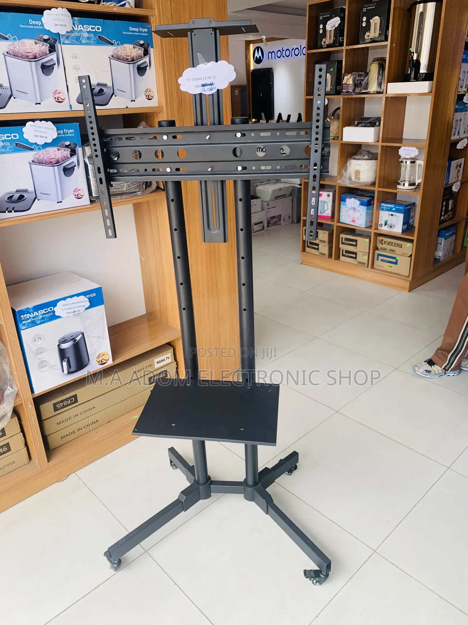 Cross Leg Mobile Tv Stand 32”-70”