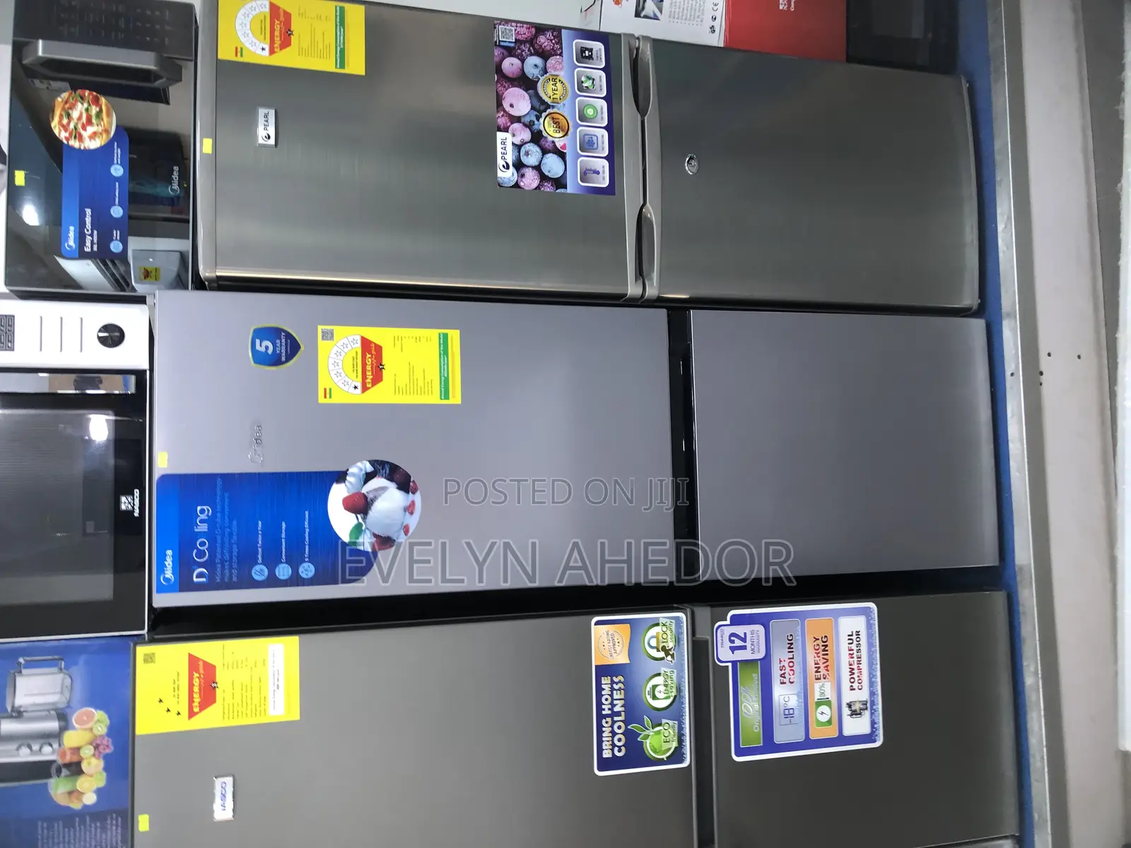 Brand New Midea Double Door Fridge 174 Liters