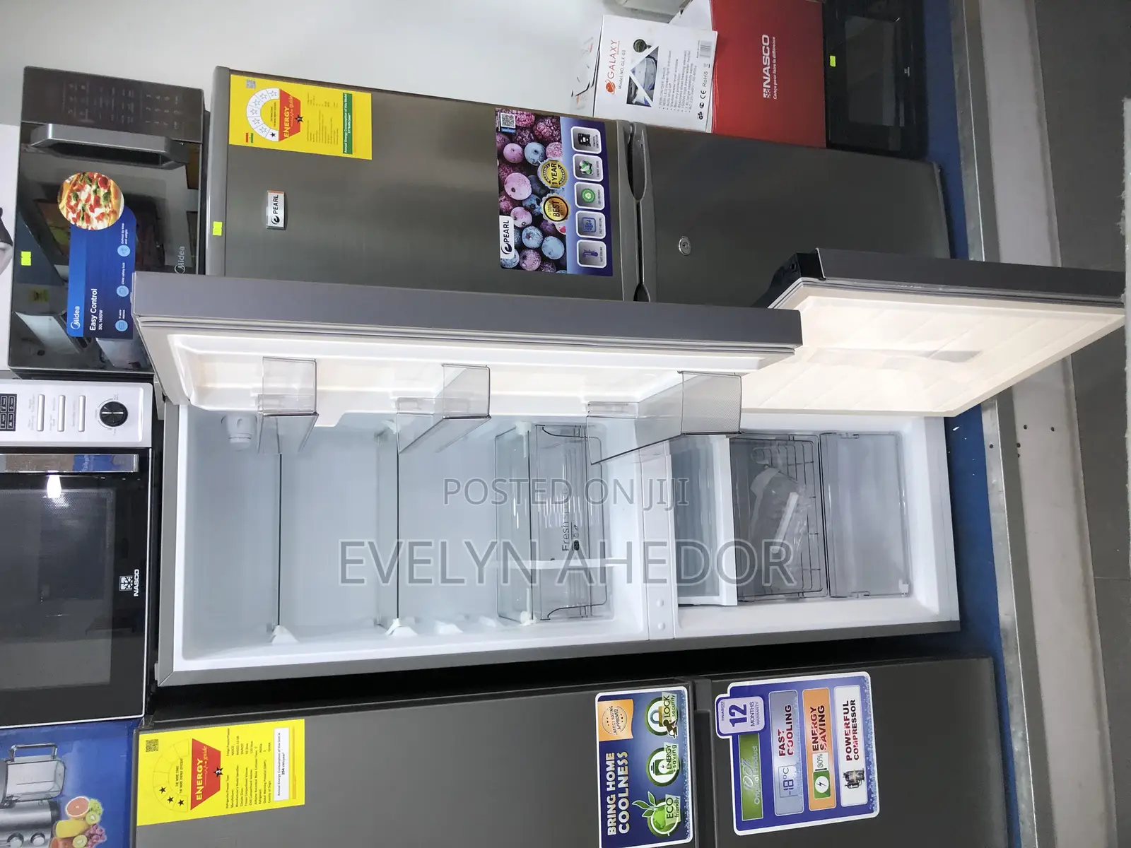 Brand New Midea Double Door Fridge 174 Liters
