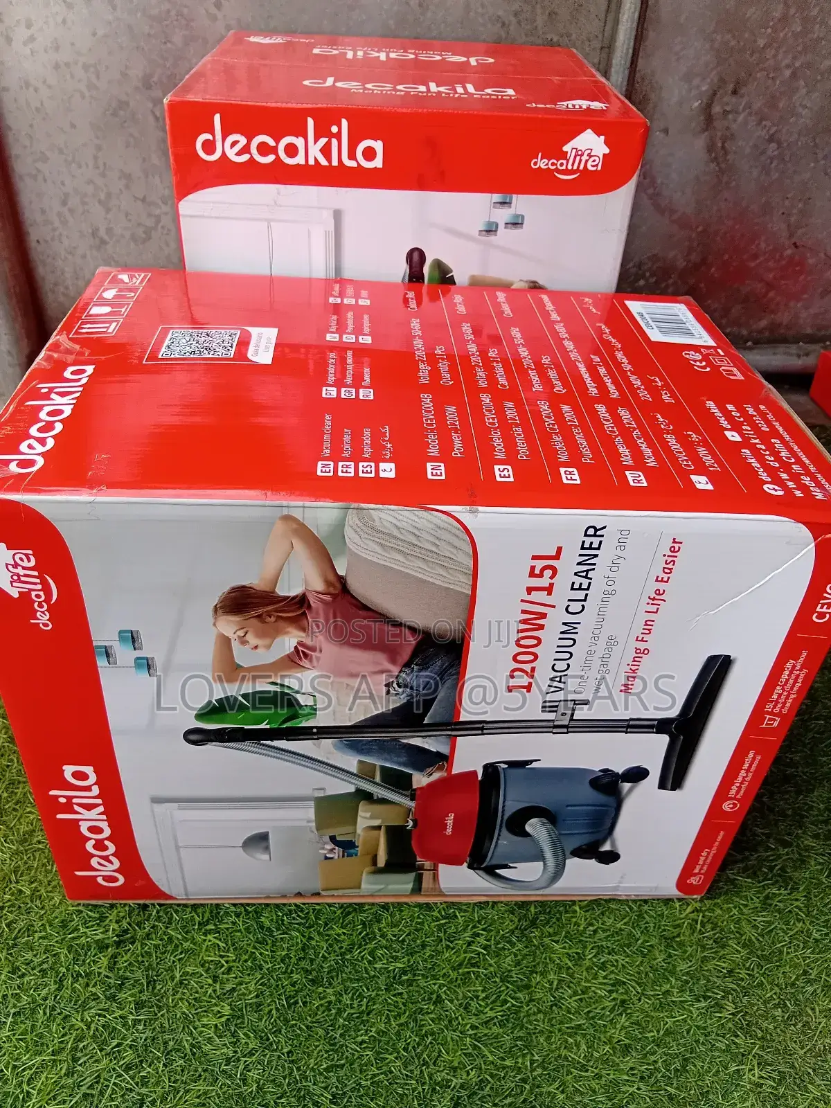 High Quality Decakila 1200w/15l Vacuum Cleaner