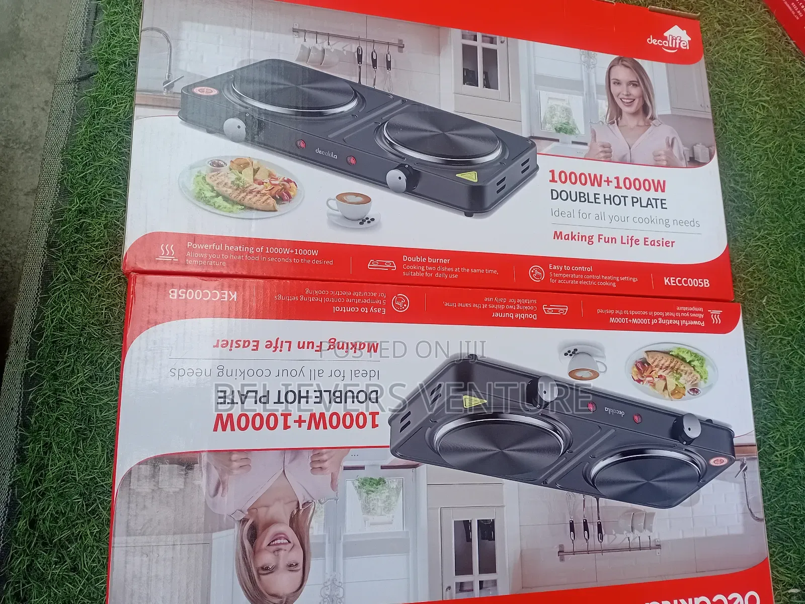 Best Selling Deca Brand Hot Plate 1000w + 1000w Hot Plate