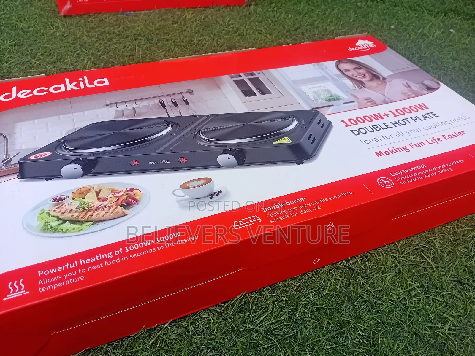 Explore Decakila Products 1000w Hot Plate 1000w Hot Plate