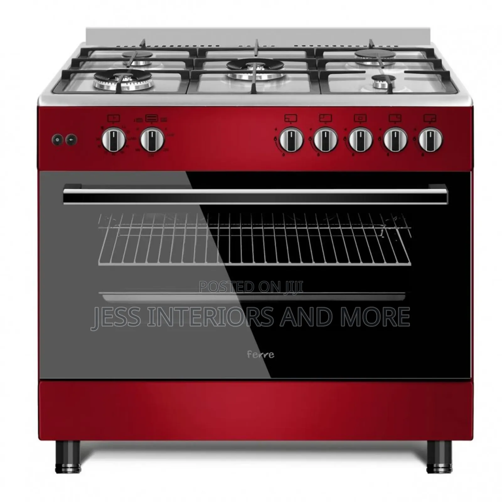 Ferre 90cm 5-Burner Gas Cooker