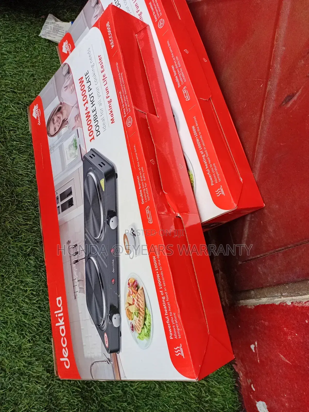 Bold Decakila 1000w Double Hot Plate Decakila System