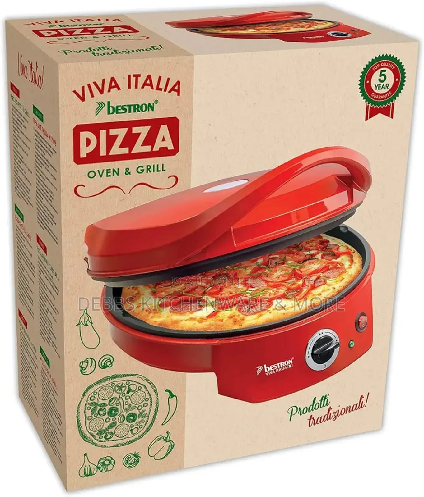 Bestron Pizza Maker Germany 