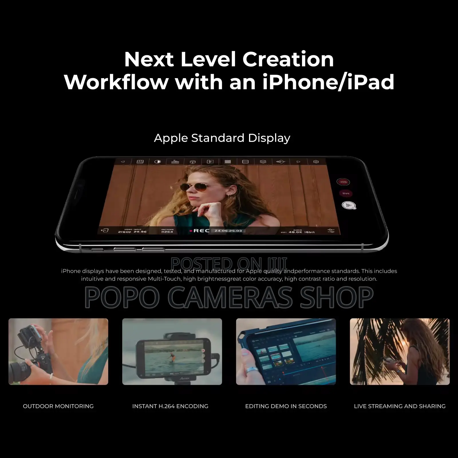 Accsoon Seemo Version, Mobile Monitor Converter for Apple