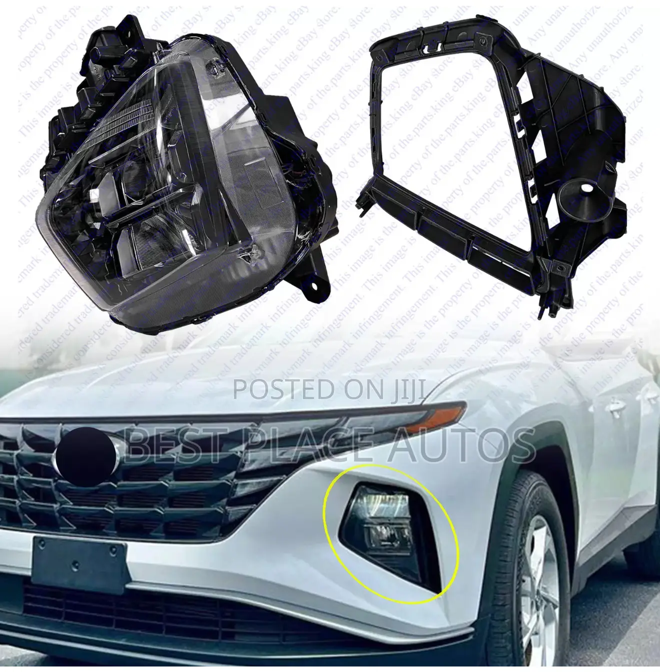 Hyundai Tucson 2021-2022 Lower Headlight