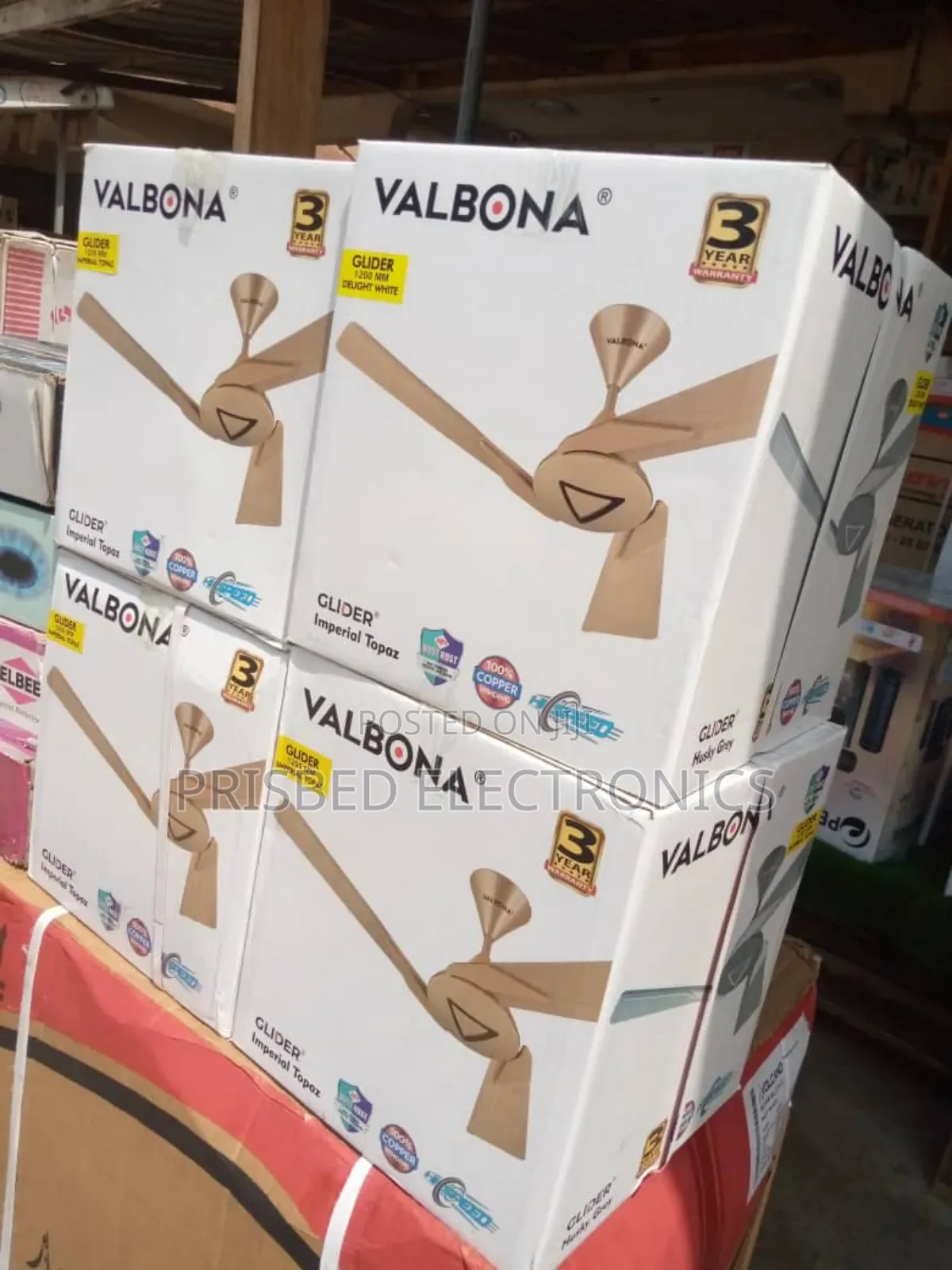 Valbona Glider Ceiling Fan 56" (Long) Blade