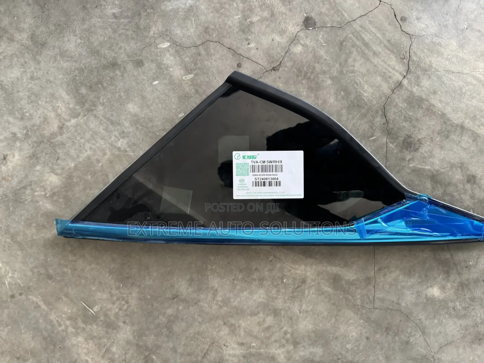Rear Door Triangle Windshield Glass for Honda Accord 2018
