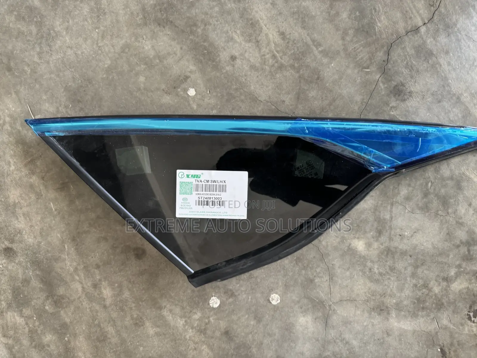 Rear Door Triangle Windshield Glass for Honda Accord 2018
