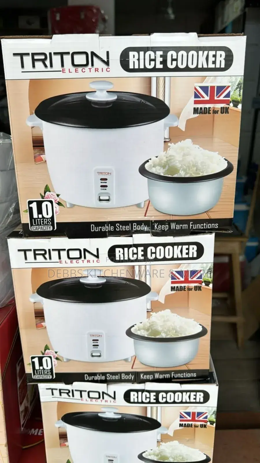 1litre Triton Rice Cooker Uk