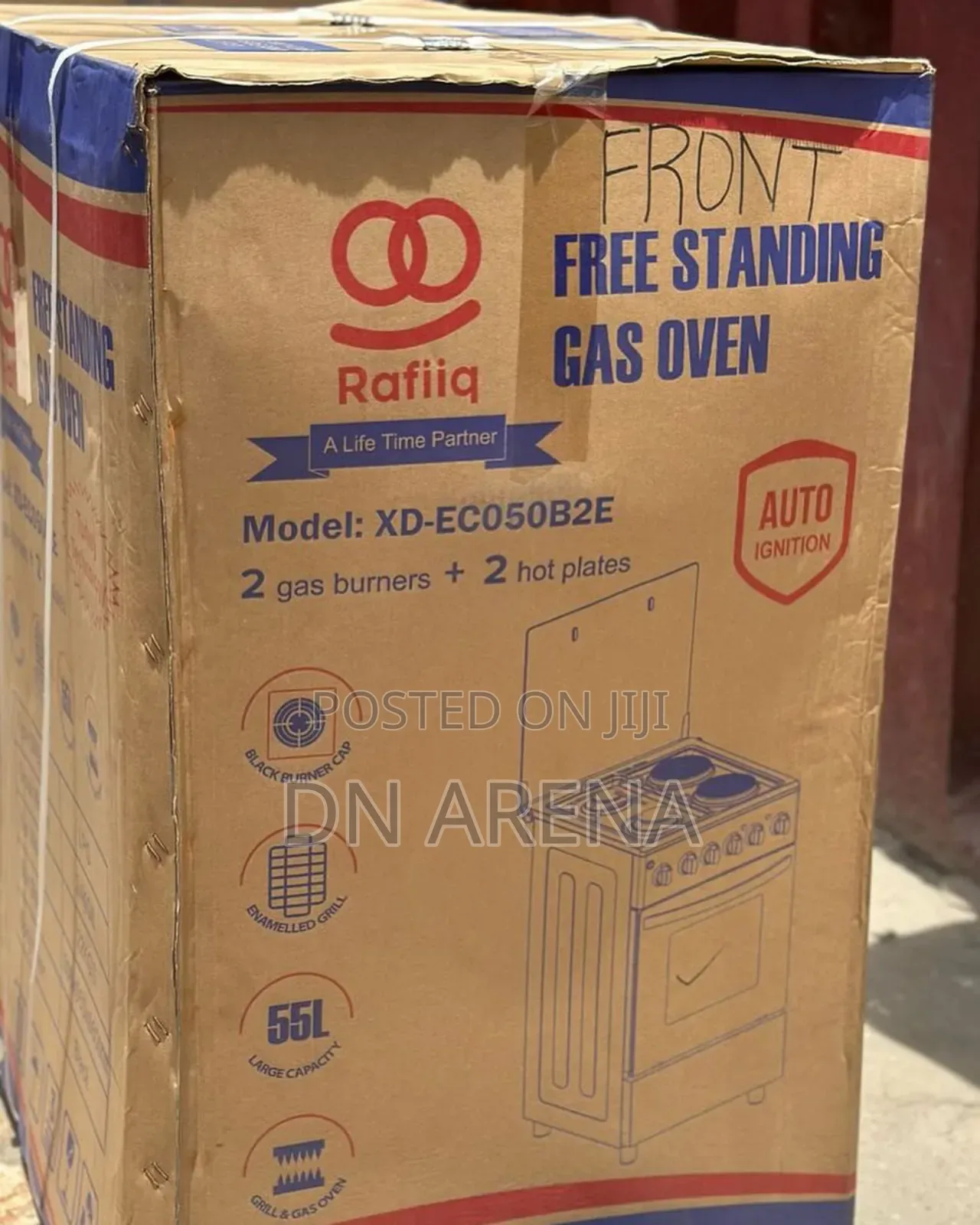 2 Gas 2 Electric Stoves/ Buner With Oven