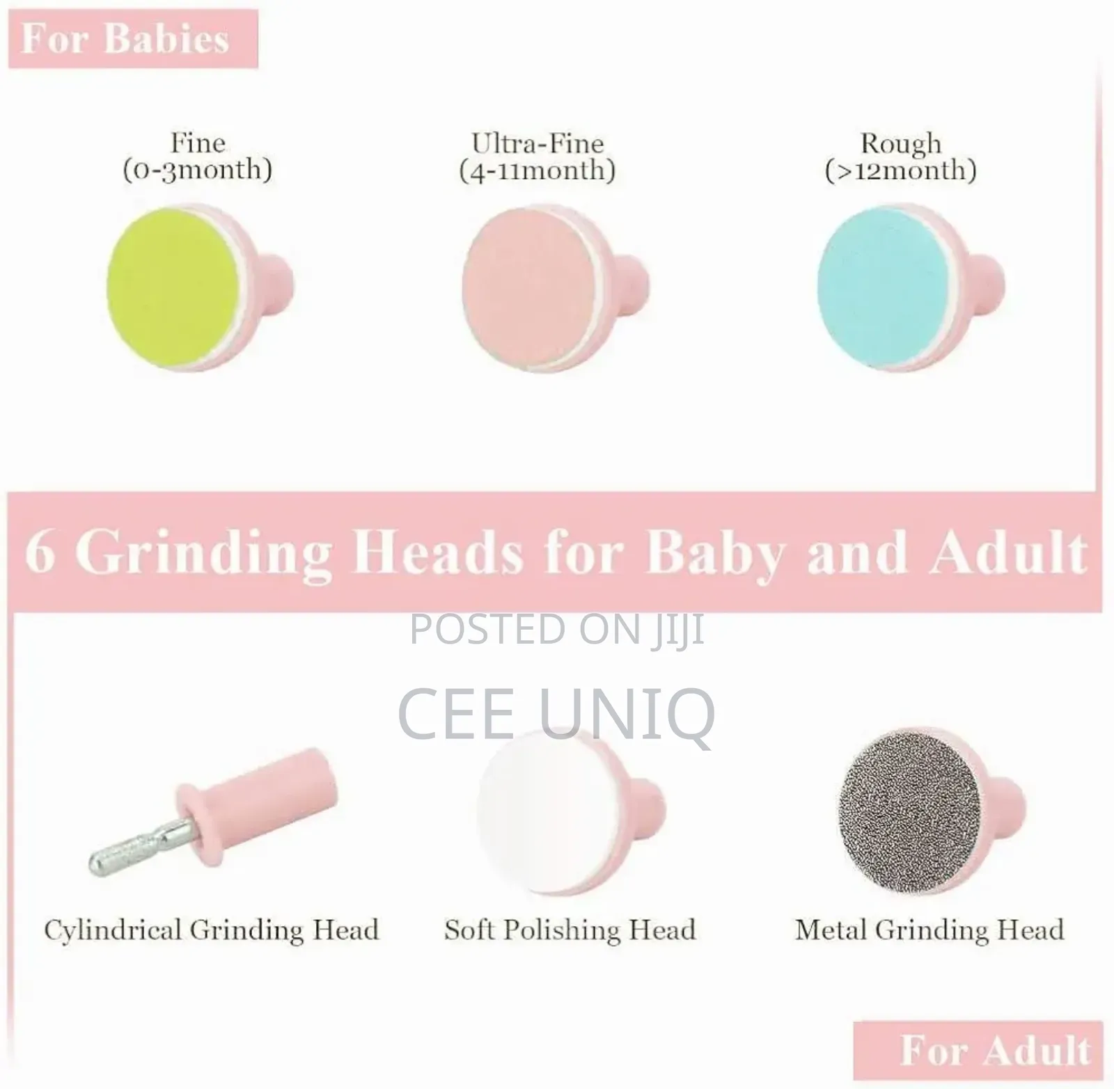 Electric Nail Trimmer for Babies, Toddler's and Adult