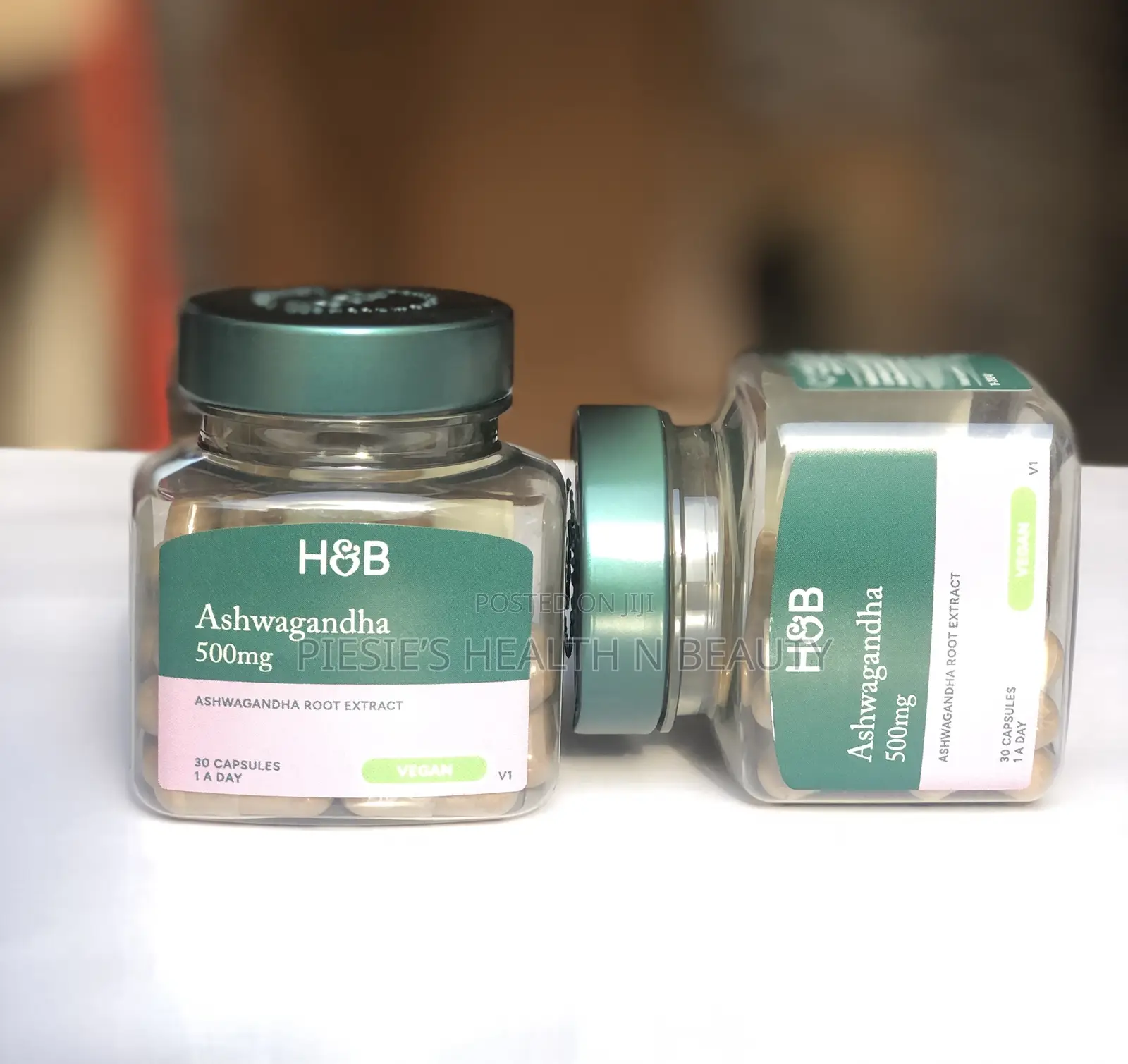 H B Ashwagandha 500mg 30s