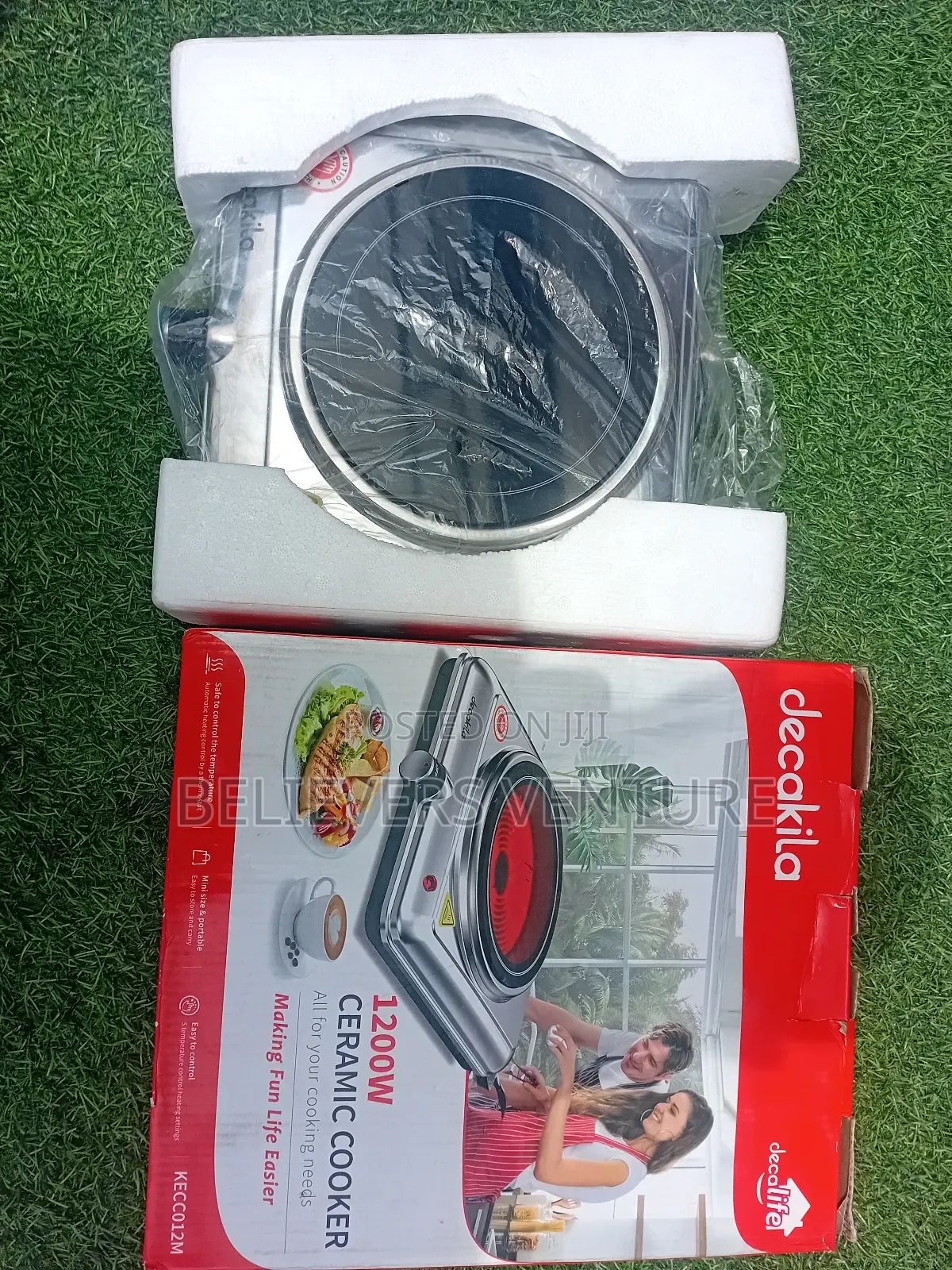 Safe Control Small Size Deca Ceramic Cooker 1200w Cooker