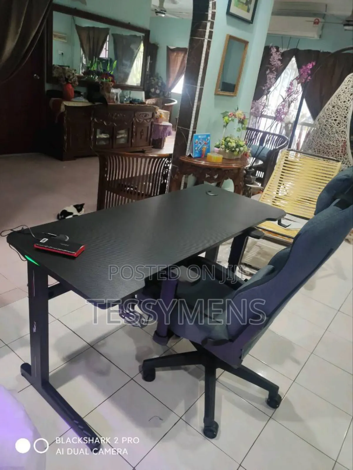RGB L Leg Gaming Table