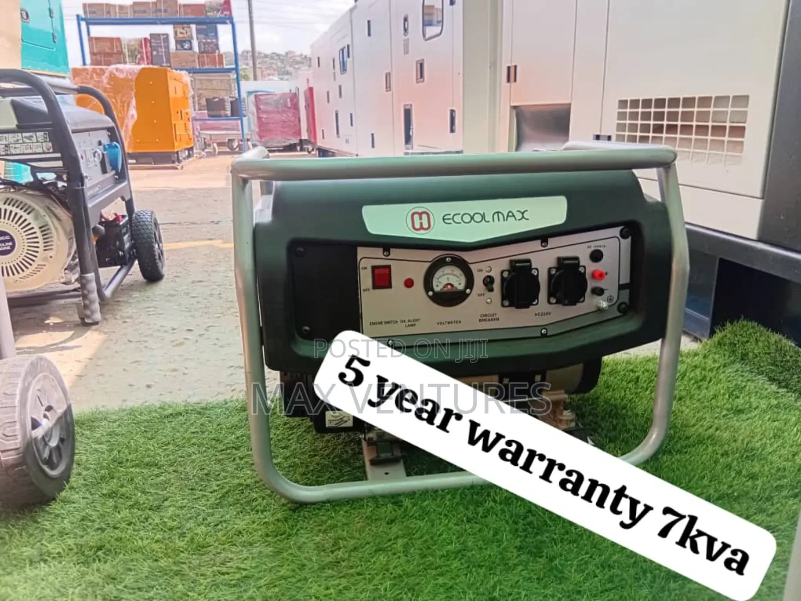 Air Cooled 7kva Ecoolmax Petrol Generator Inverter