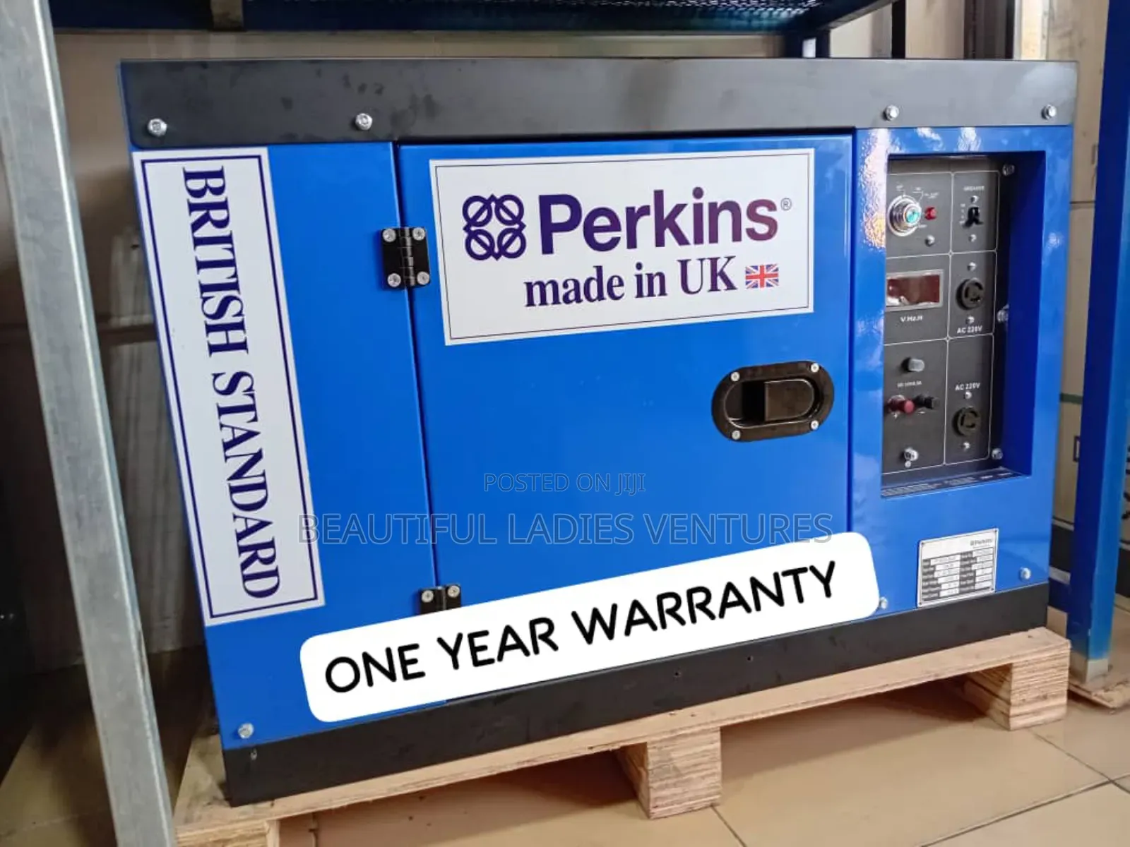 Perkins Diesel Power Generator 15kva 220v Max Output 13kw