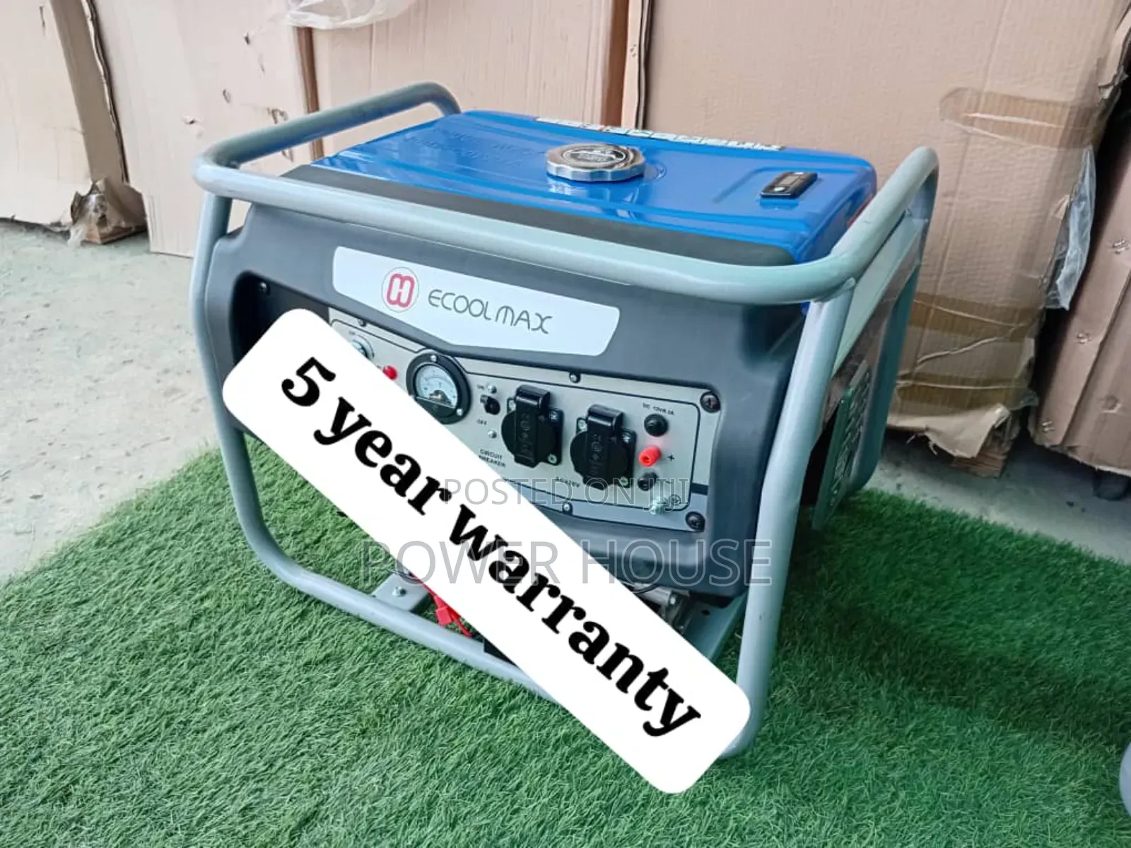 Air Cooled 7.5kva Ecoolmax Japan Petrol Generator
