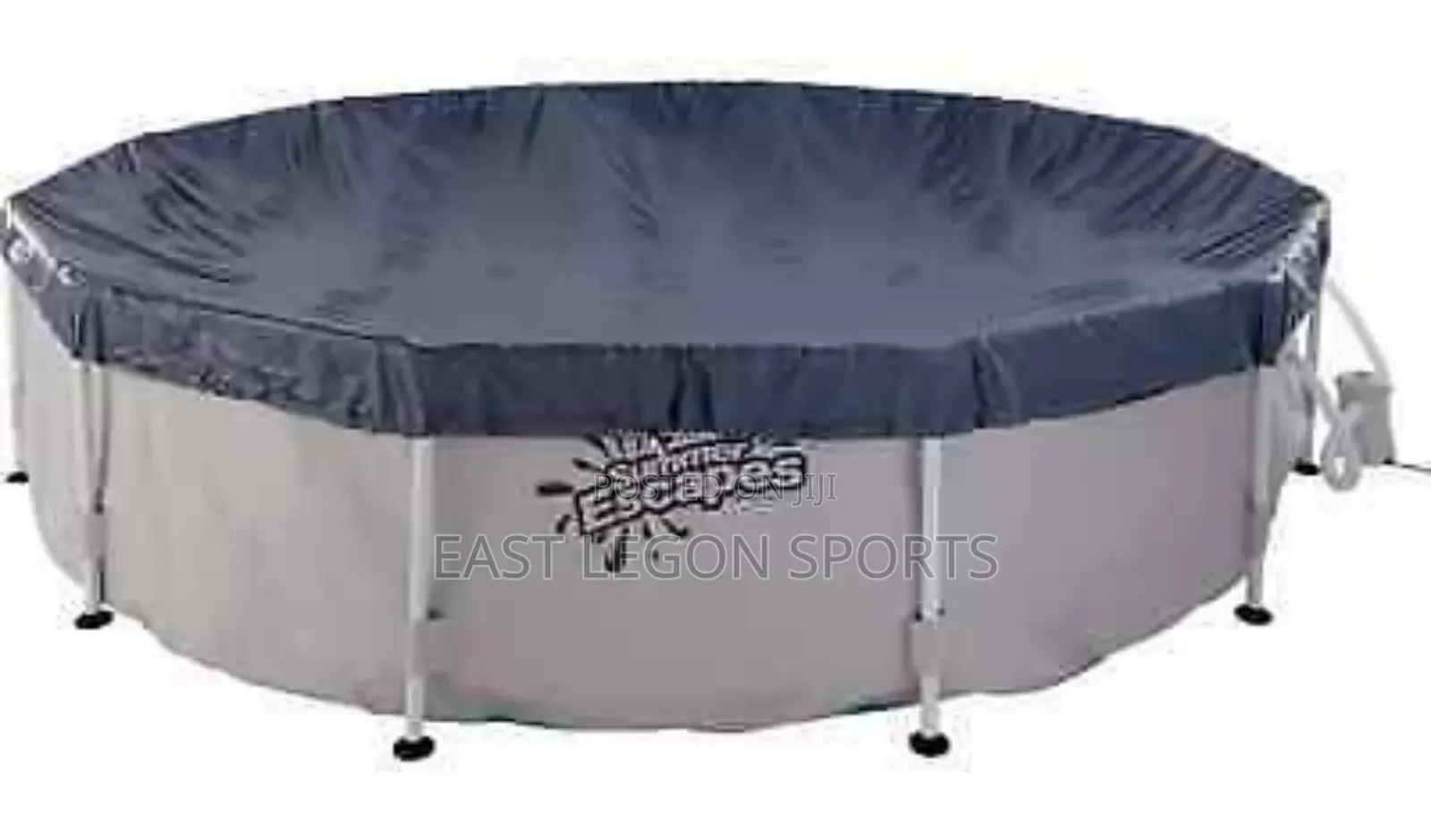 3.7 M 12ft Pool With Cover Filter Pump Swimming Pool