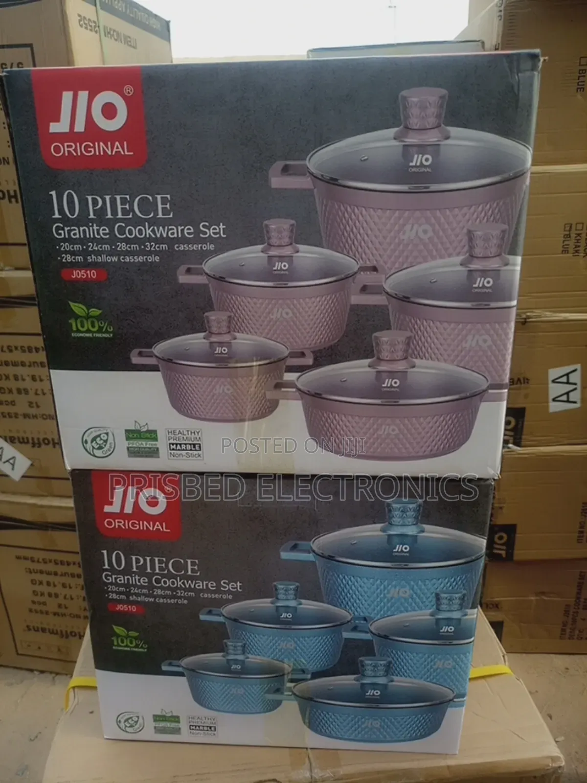 Jio 10pcs Granite Cookware Set J0510
