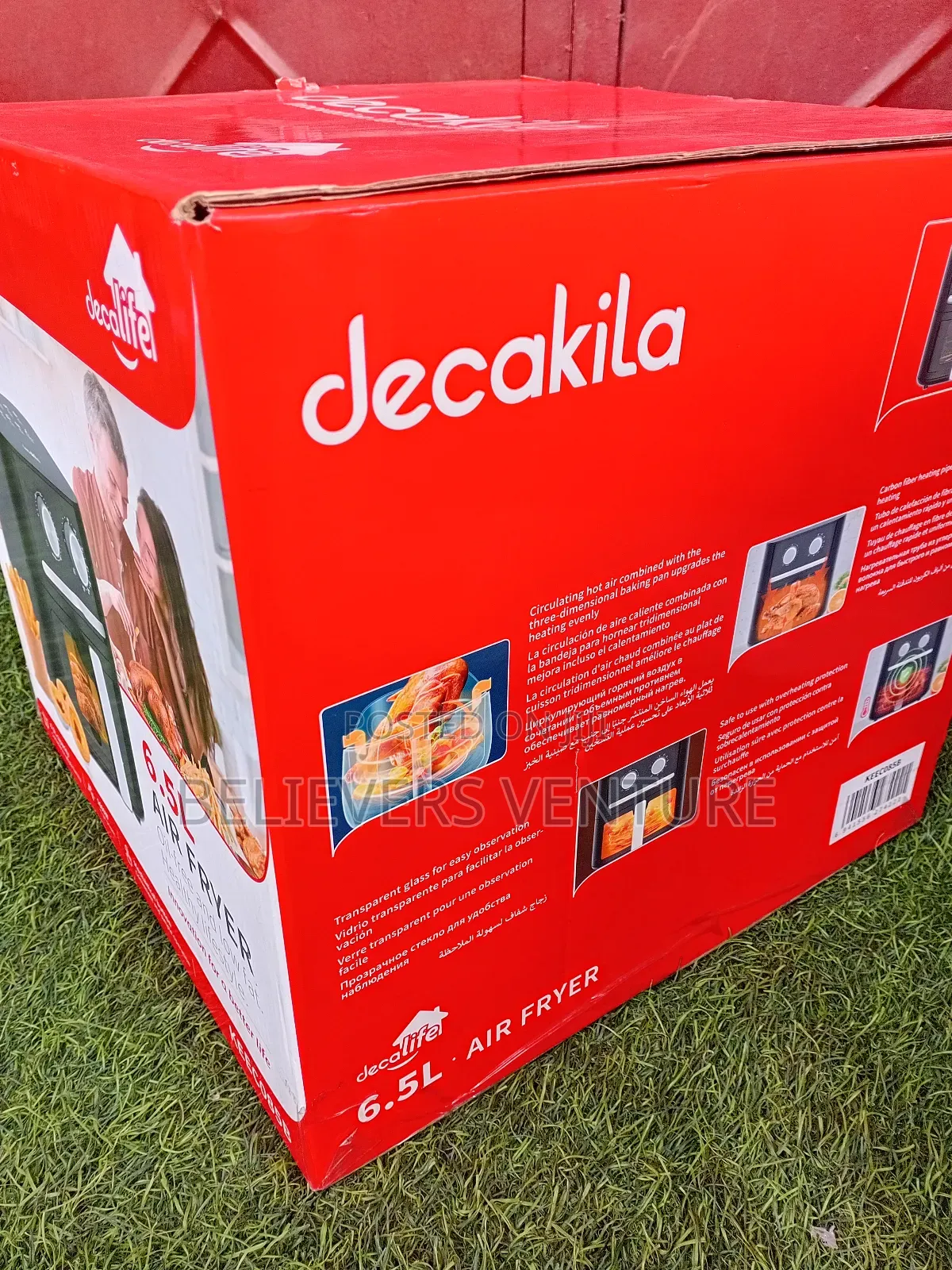 Simple 1600w Decakila Air Fryer 6.5l Air Fryer Decakila