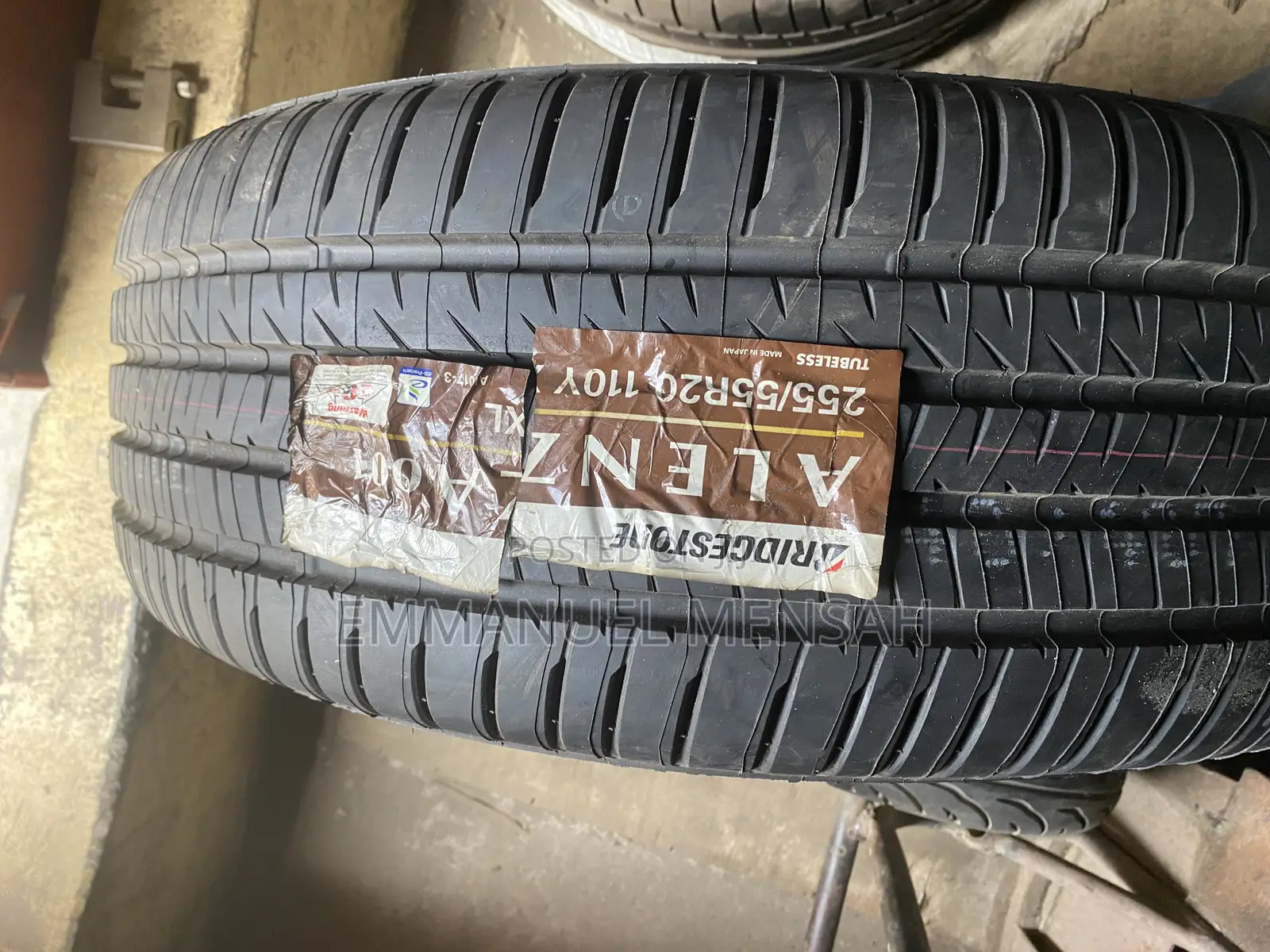 255/55 R20 Bridgestone Alenza 001 Suv Tire (Brand New)