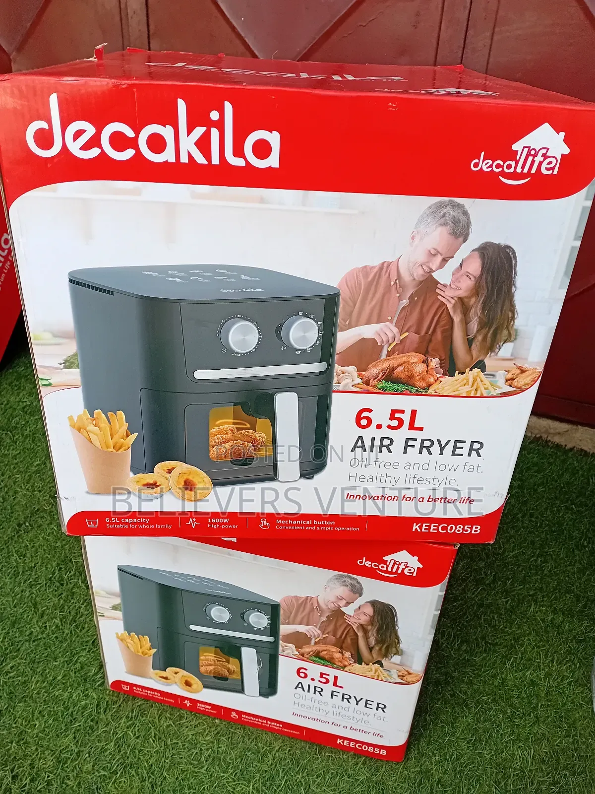 Spacious Hold 6.5l Capacity Decakila Air Fryer Air Fryer