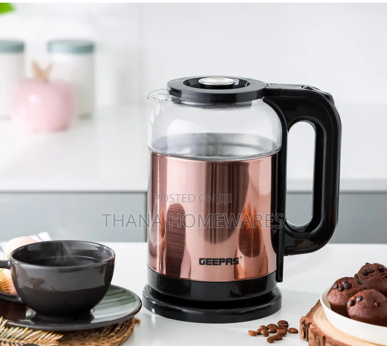 Geepas Electric Glass Kettle