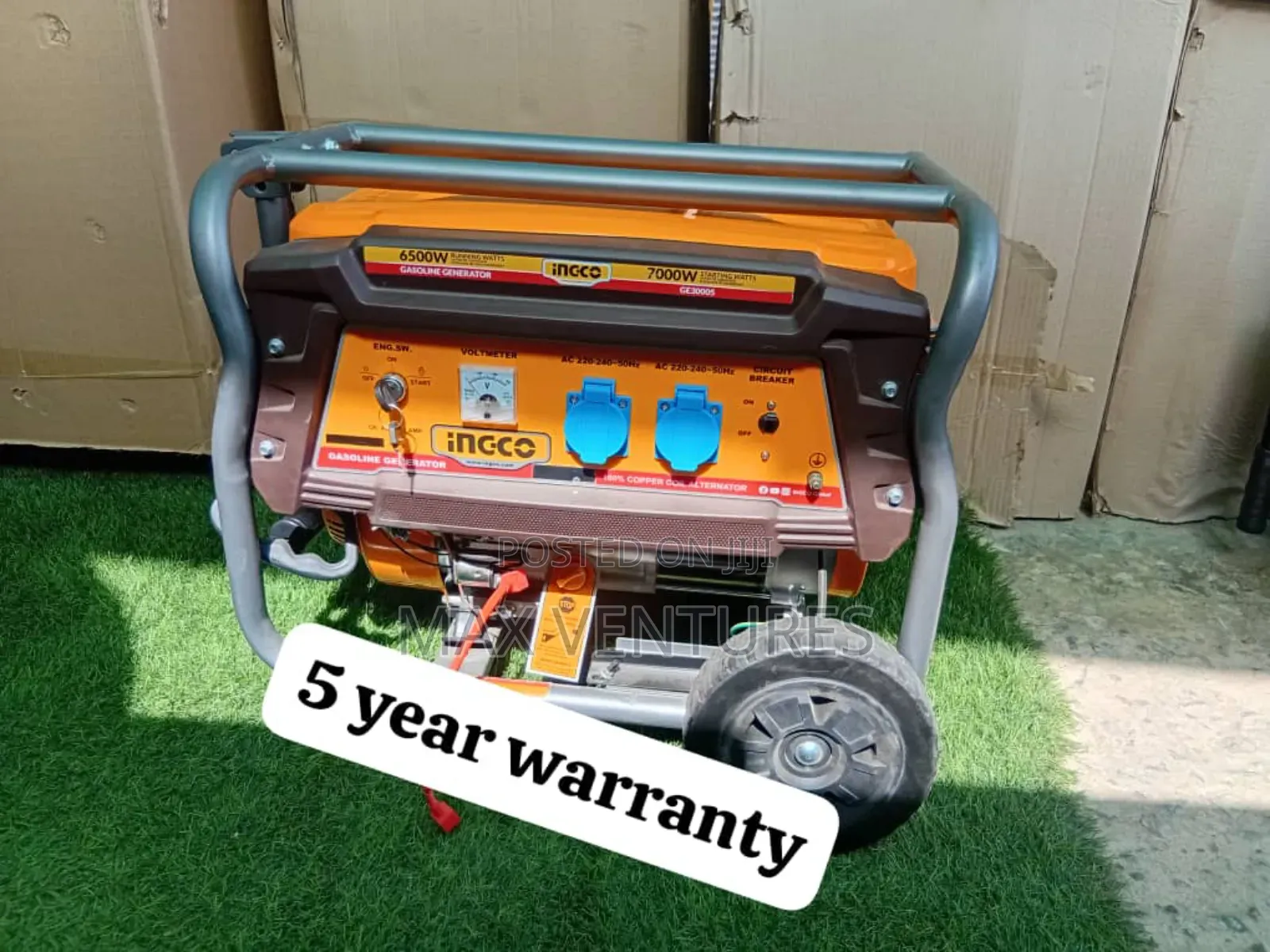 Irresistible Ingco Petrol Generator Keystart 7kva 7kw Ingco