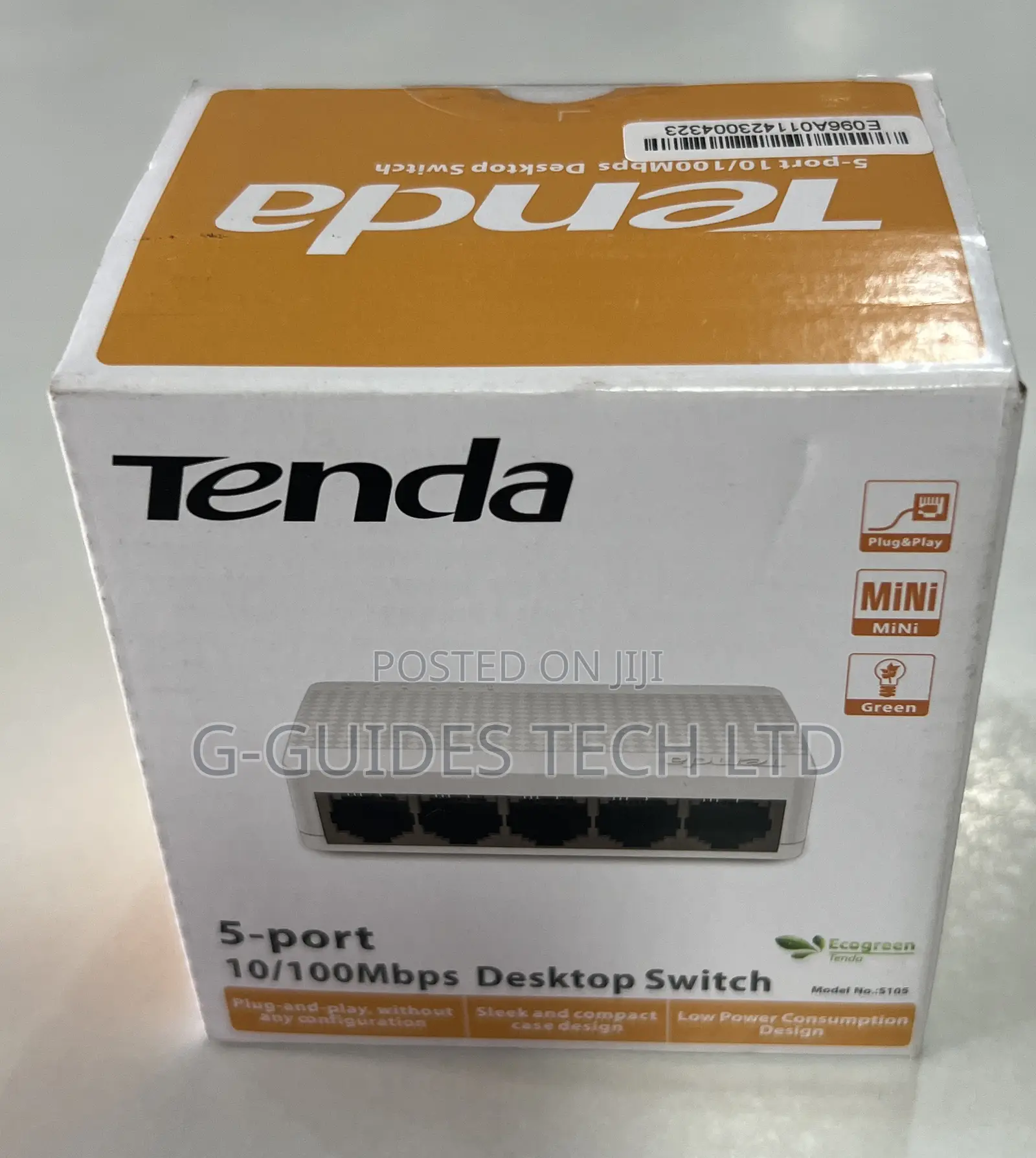 5-Port Tenda Switch, Tenda 5-Port 10/100mbps Desktop Switch