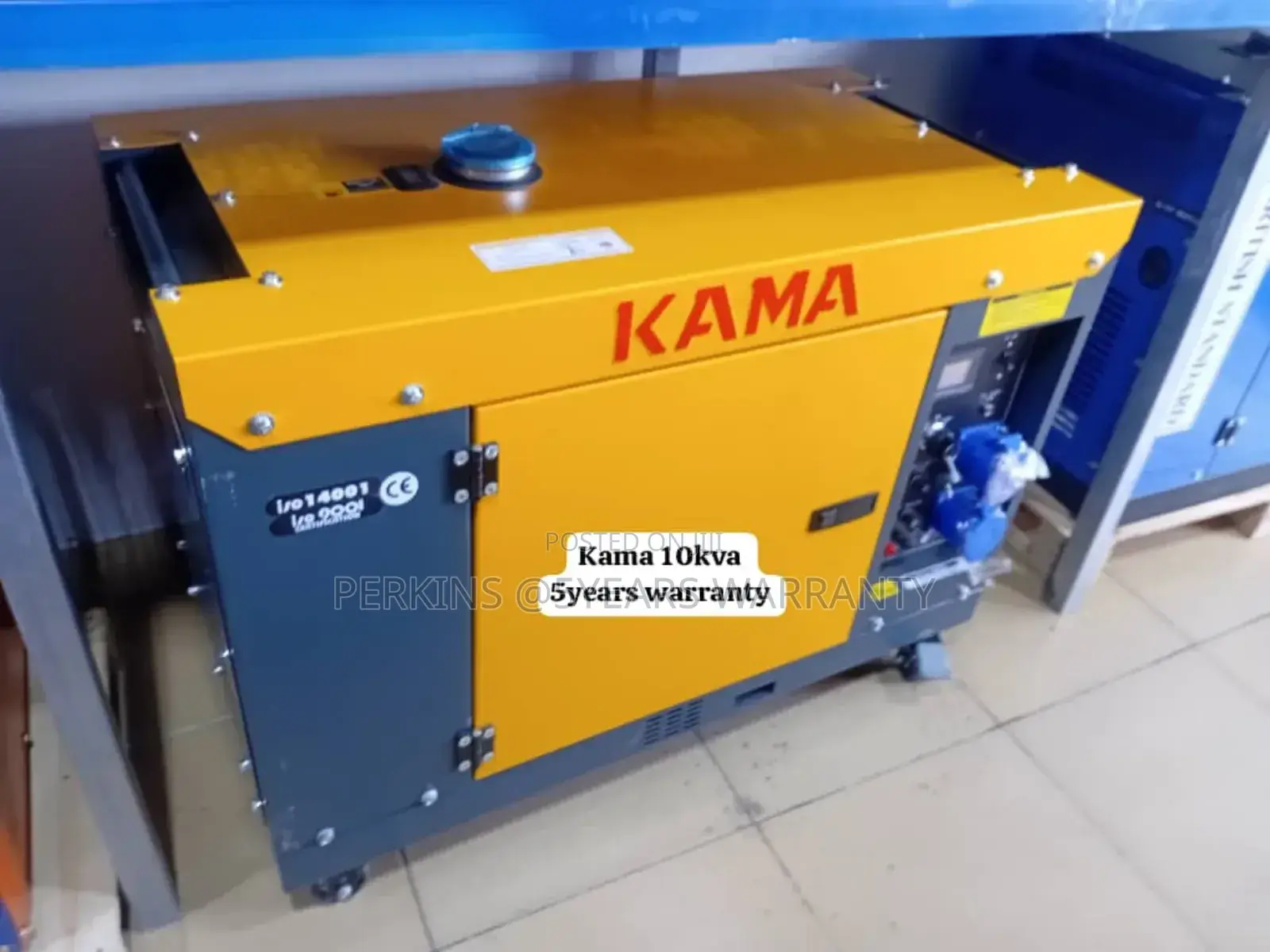 Kama 10kva Diesel Silent Generator Single Phase 10kva