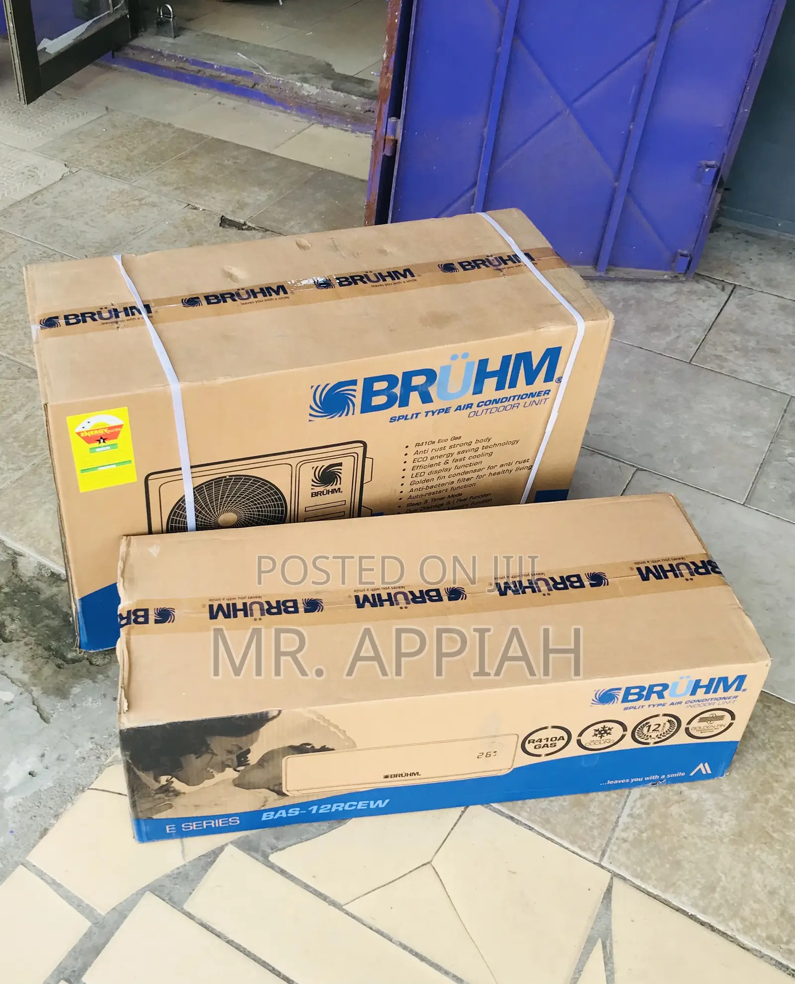 Silent Chilling Bruhm 1.5hp Non Inverter Ac(White).