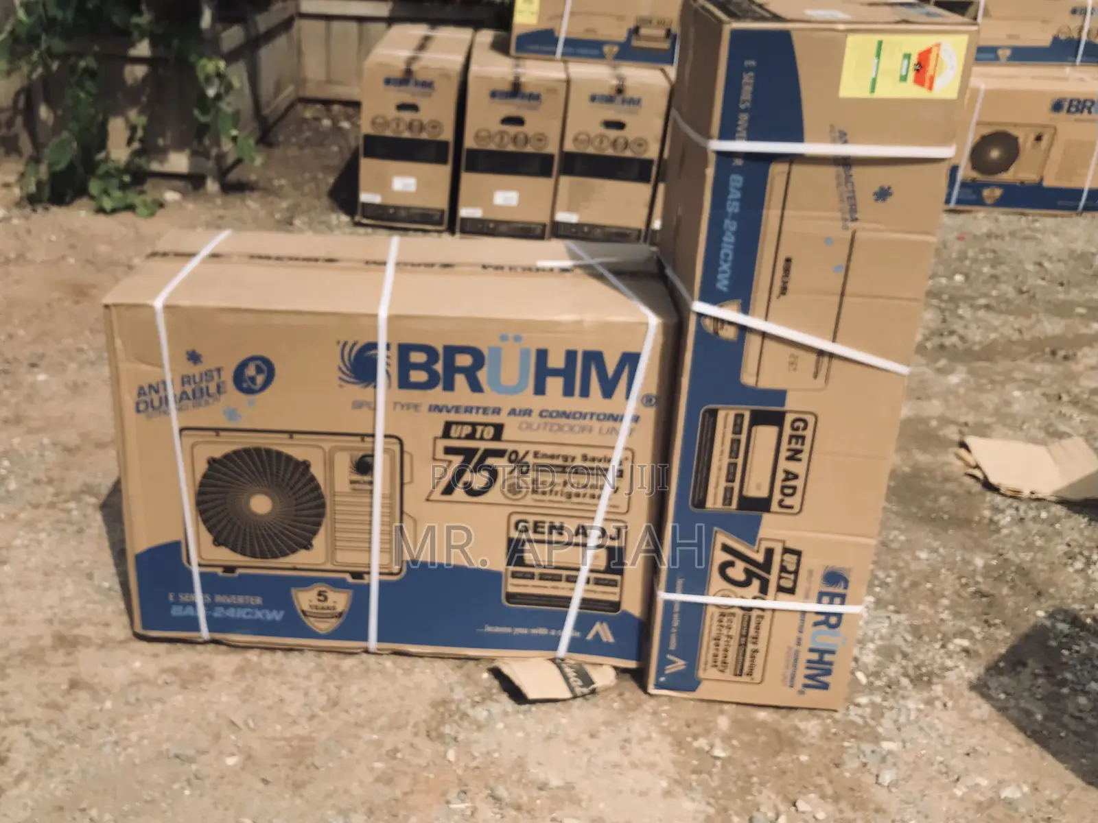 Auto Cleaning Bruhm 1.5hp Non Inverter Air Conditioner.