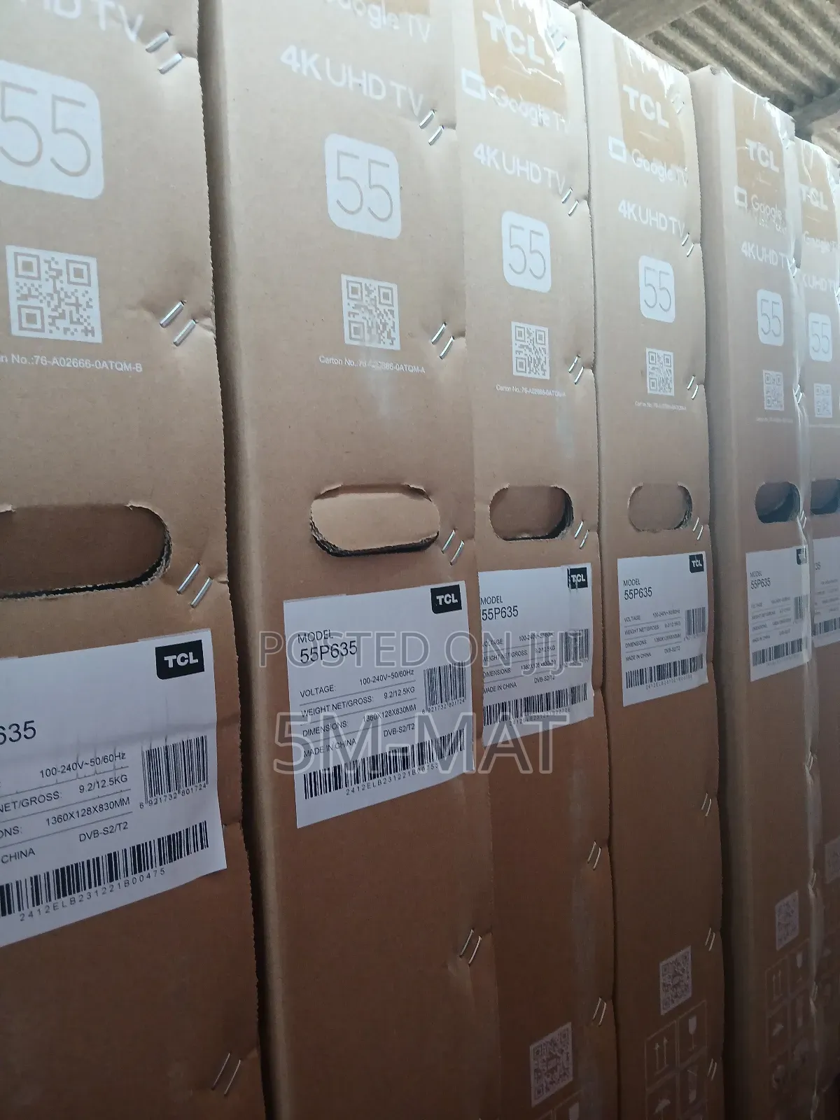 Google Tv 55′′ HDR TCL Frameless 55p635