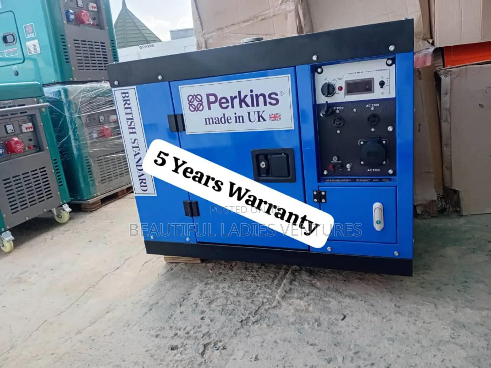 Durable and Dependable 15kva Diesel Perkins Generator