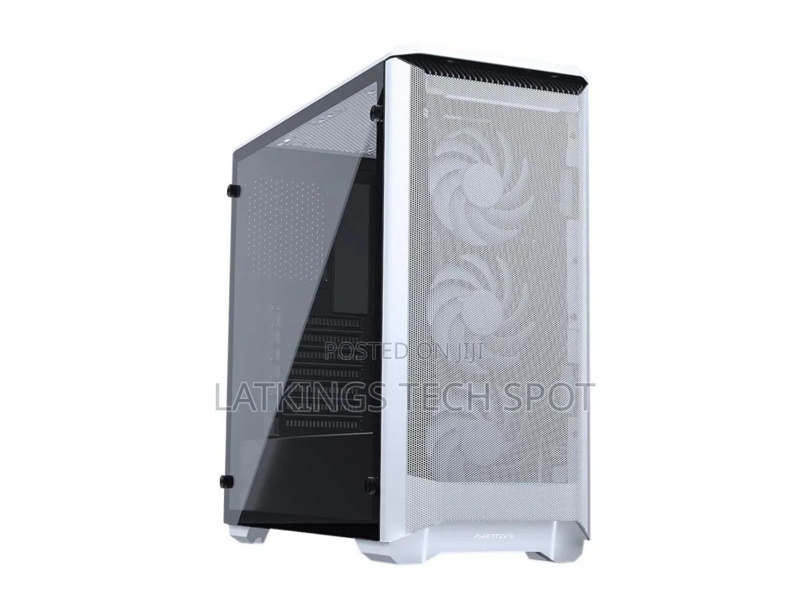 Phanteks P400a Pc Case White With 4 Fans