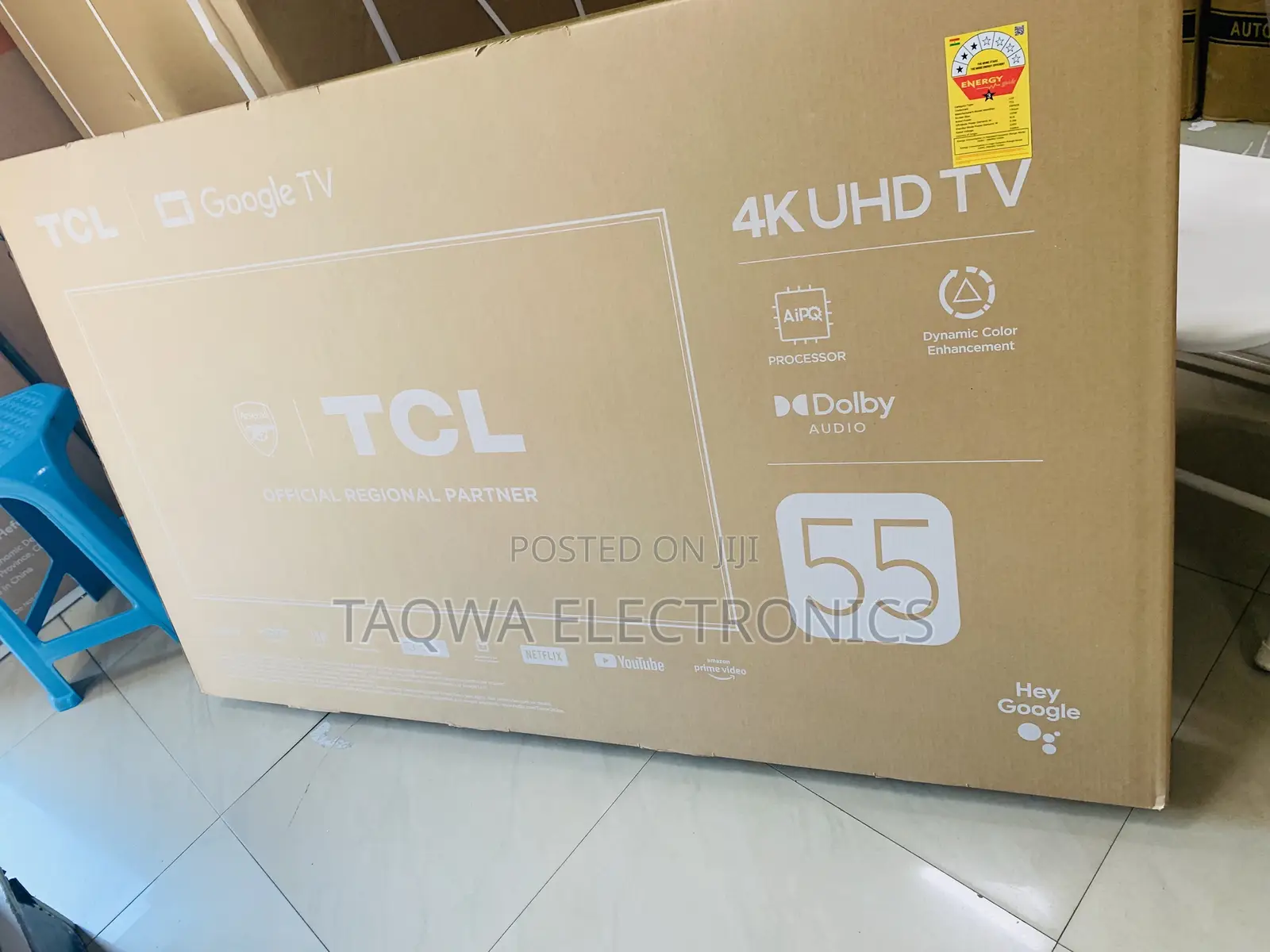 Dynamic TCL 55-Inches Smart Google Tv