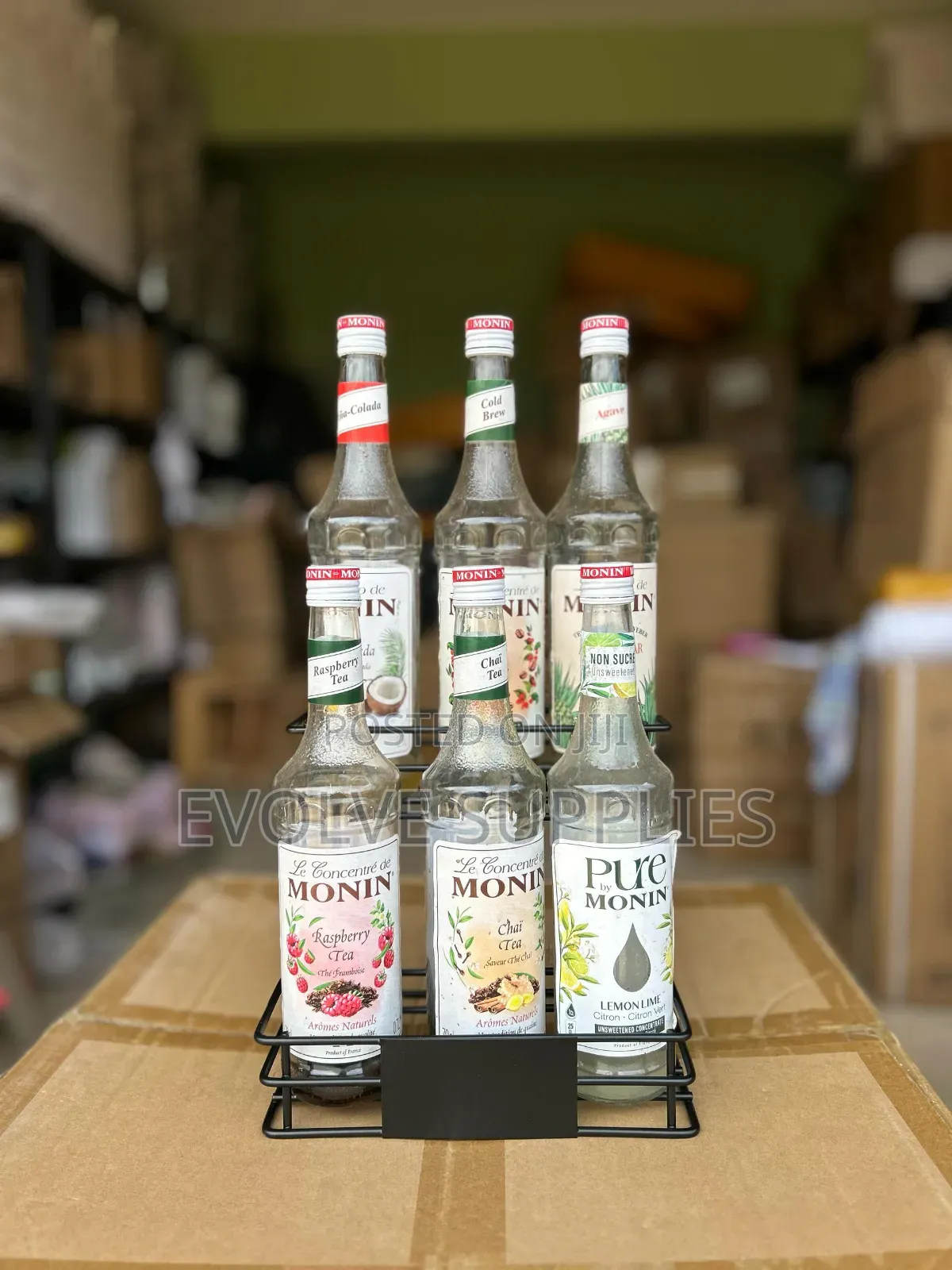 Syrup Bottles Rack