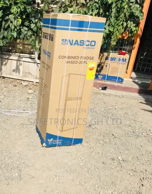 Adorable Doubledoor Nas-20fl Grey 158 Liters Bottomfreezer