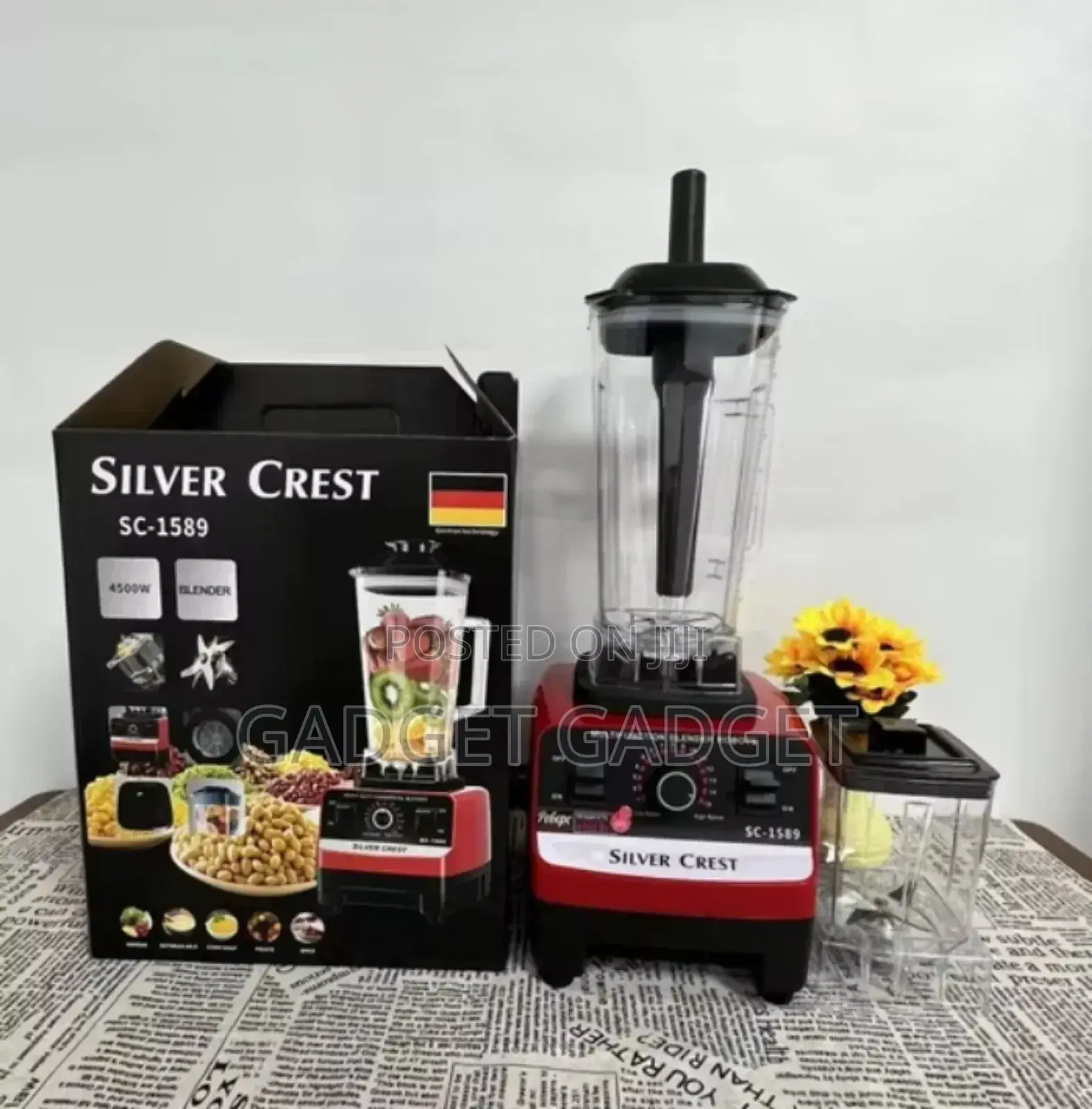 2 In 1 Heavy-duty Commercial Blender And Grinder