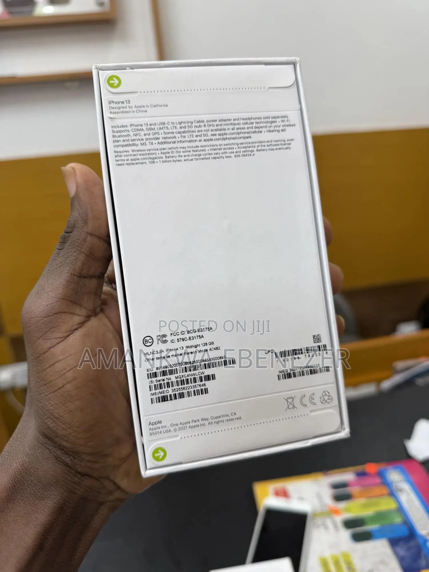 New Apple iPhone 13 128 GB Black