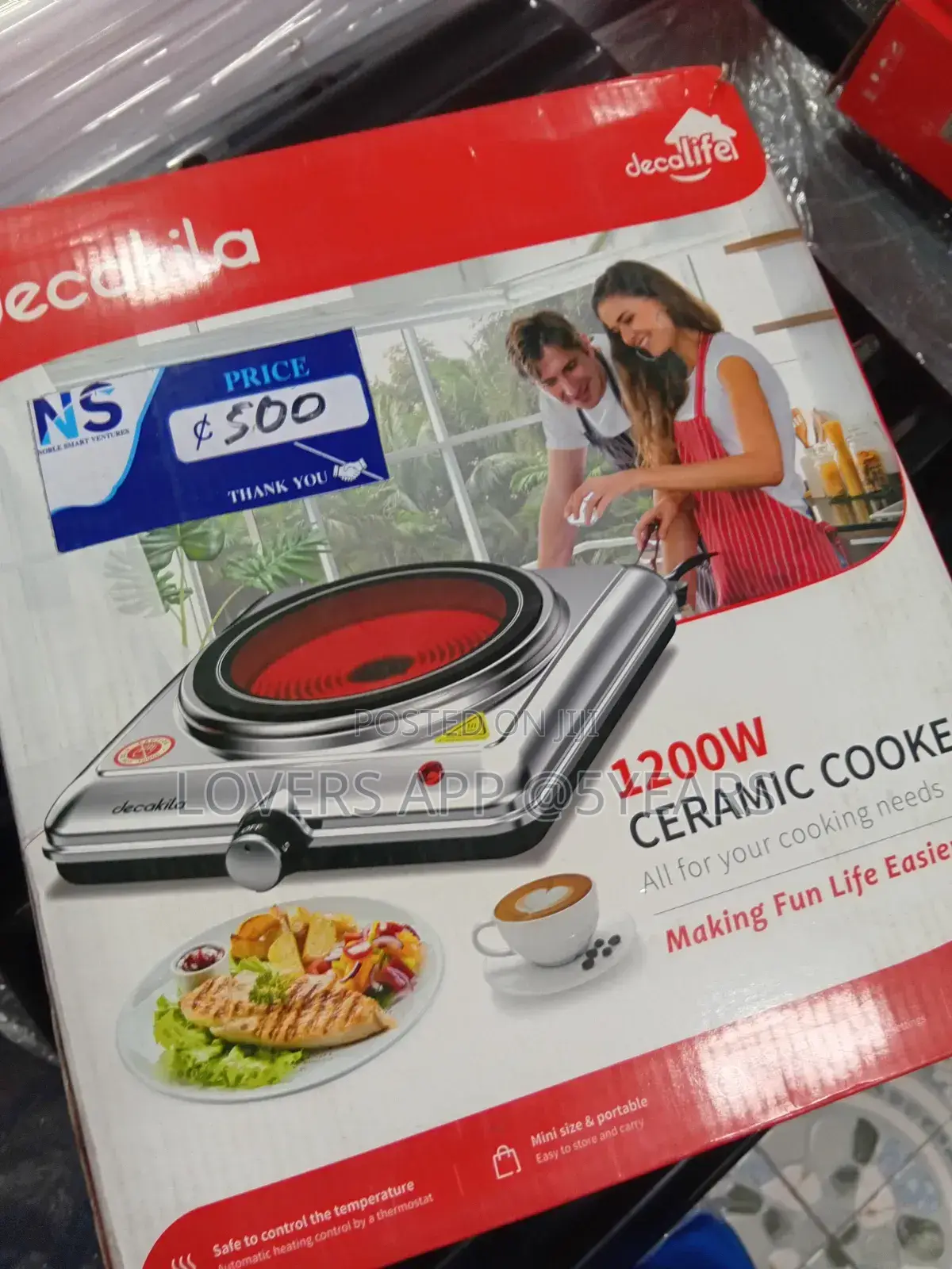 Hot Selling 1200w Ceramic Cooker Decakila Cooker
