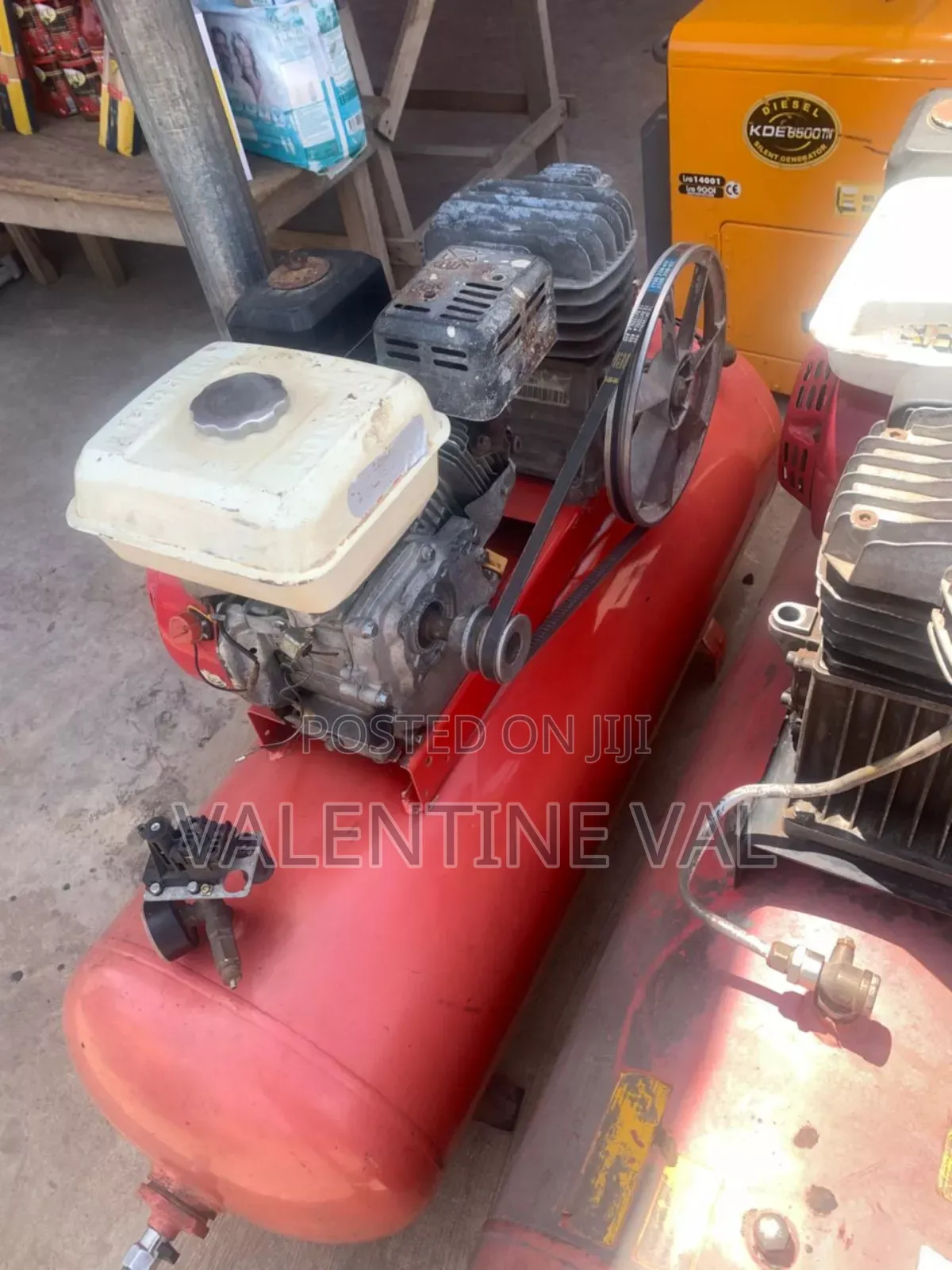 Petrol Compressor/ Spraying Machine 150 Liters Home Used