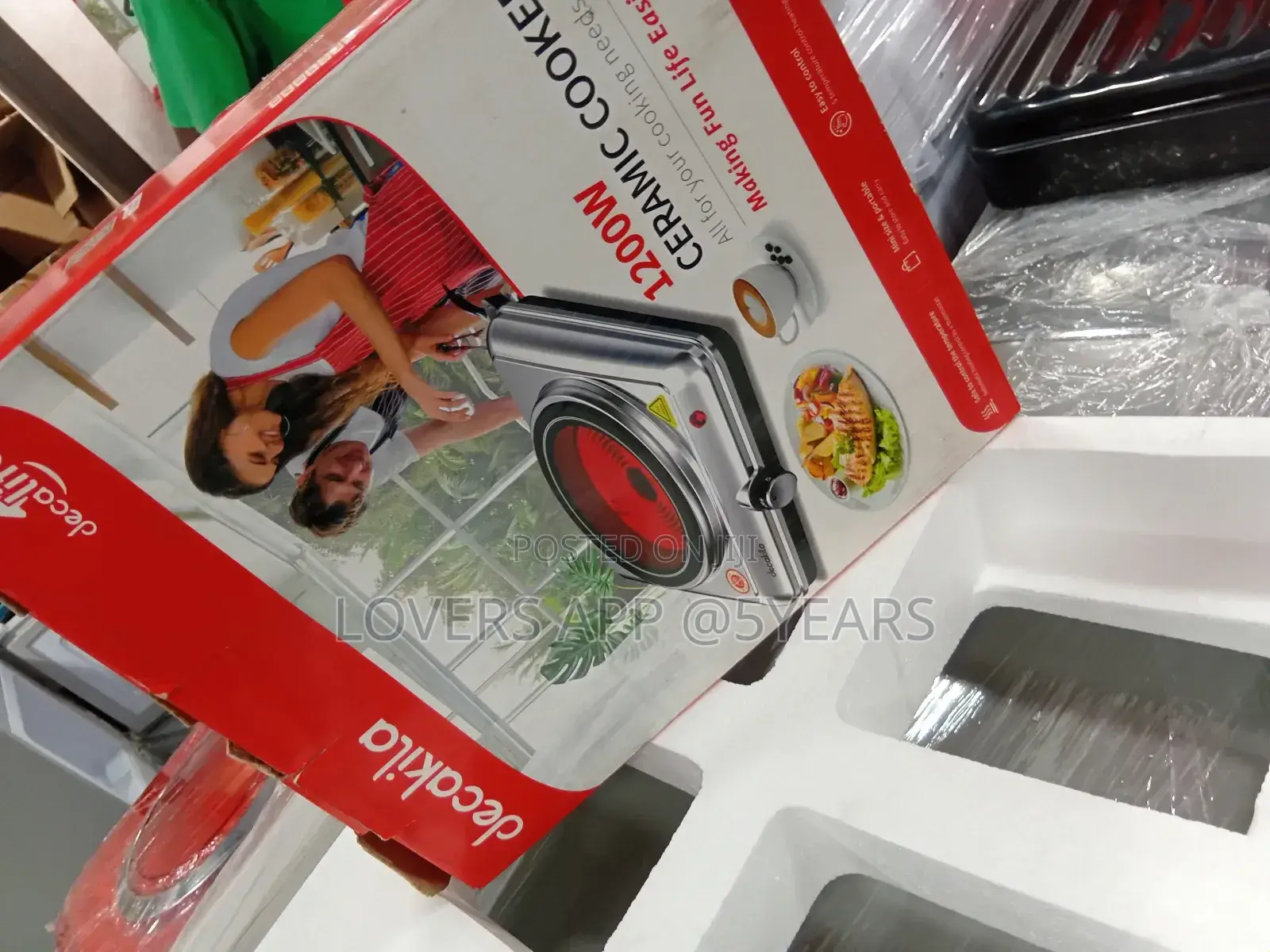 Exclusive Deal Decakila 1200w Ceramic Cooker Decakila