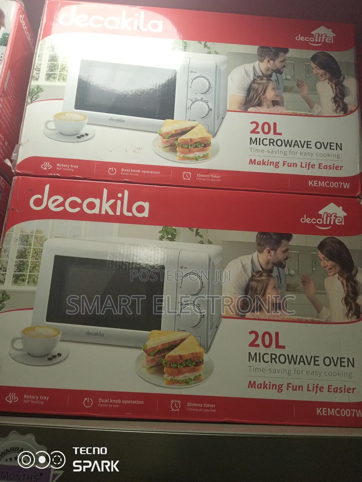 Decakila 20l Microwave Oven Fast in Heating Microwave Oven