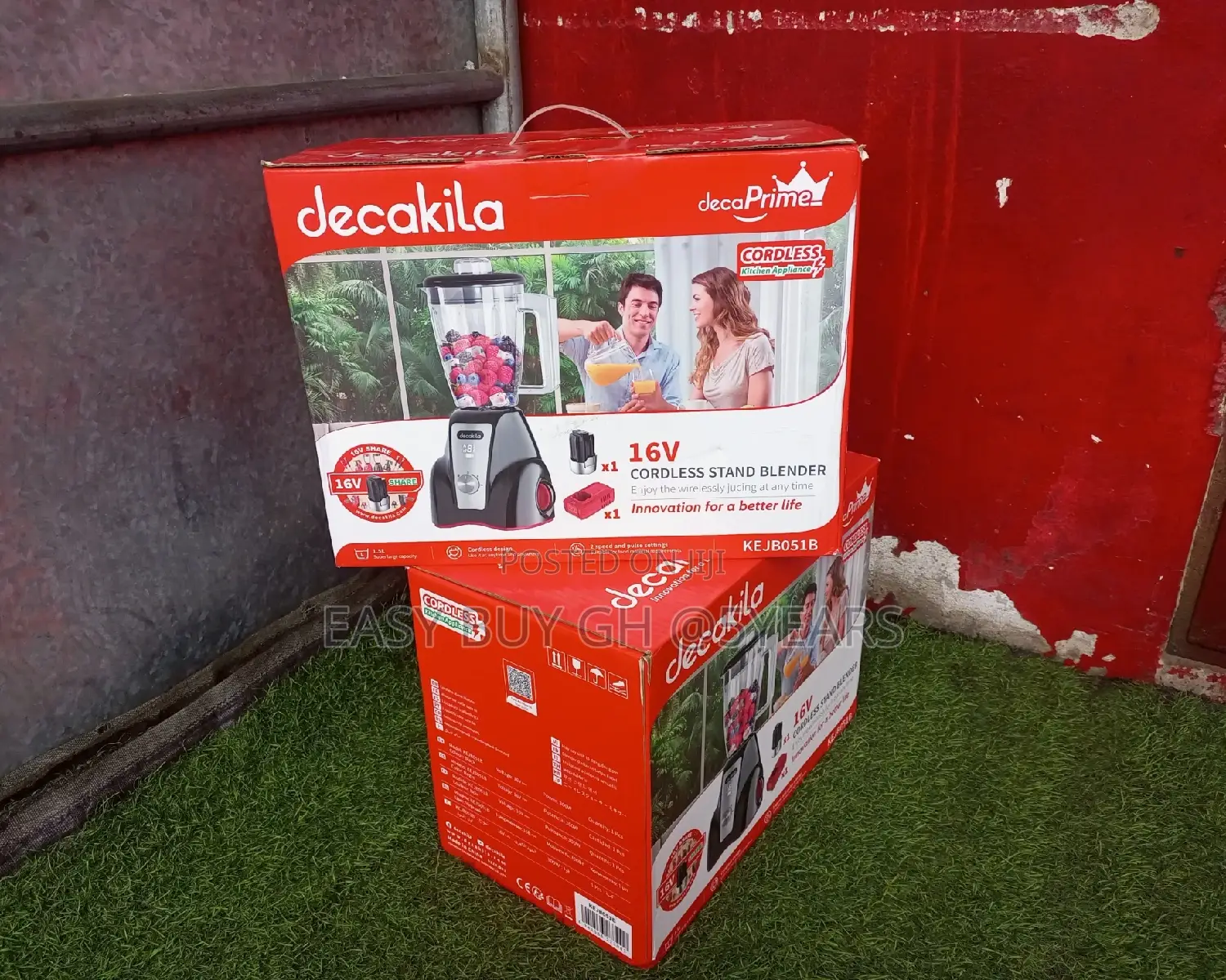Cordless Stand Blender Decakila Super Large Capacity Blender